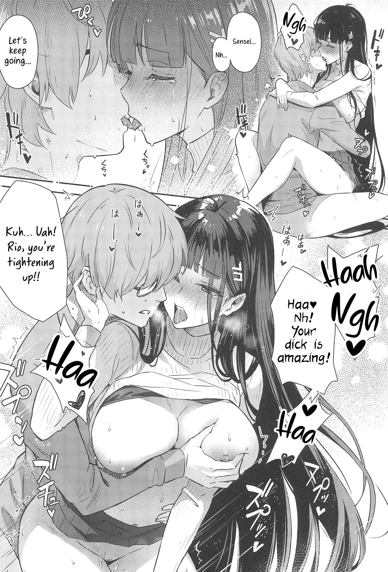 (C102) [Shiro no Ie (Yochiki)] Rio-chan wa Otosaretai. | Rio Wants to Fall in Love. (Blue Archive) [English] [ConTL] 图片编号 28