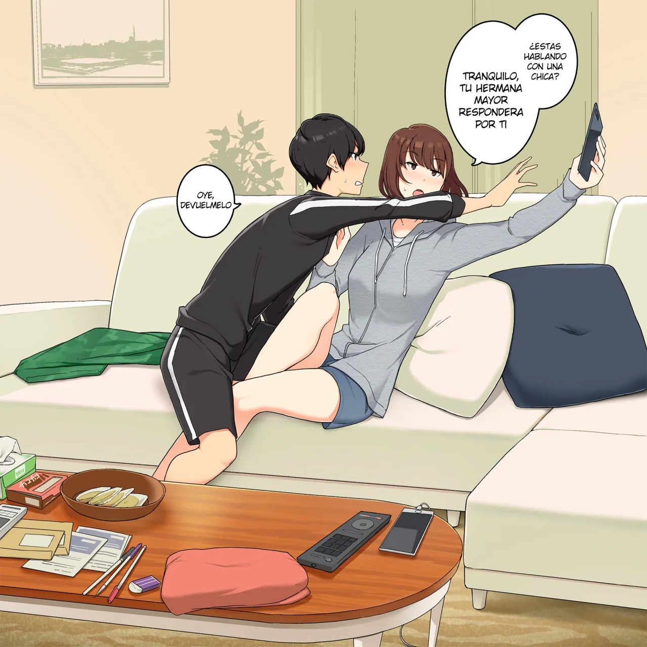 [Wakamatsu] Osanai koro kara Jitsu no Kazoku no You ni Sugoshite kita Gishi to H suru Hanashi + Omake Kakosaku [Spanish] [Alteracionskl Scan S.A.] Bildnummer 3