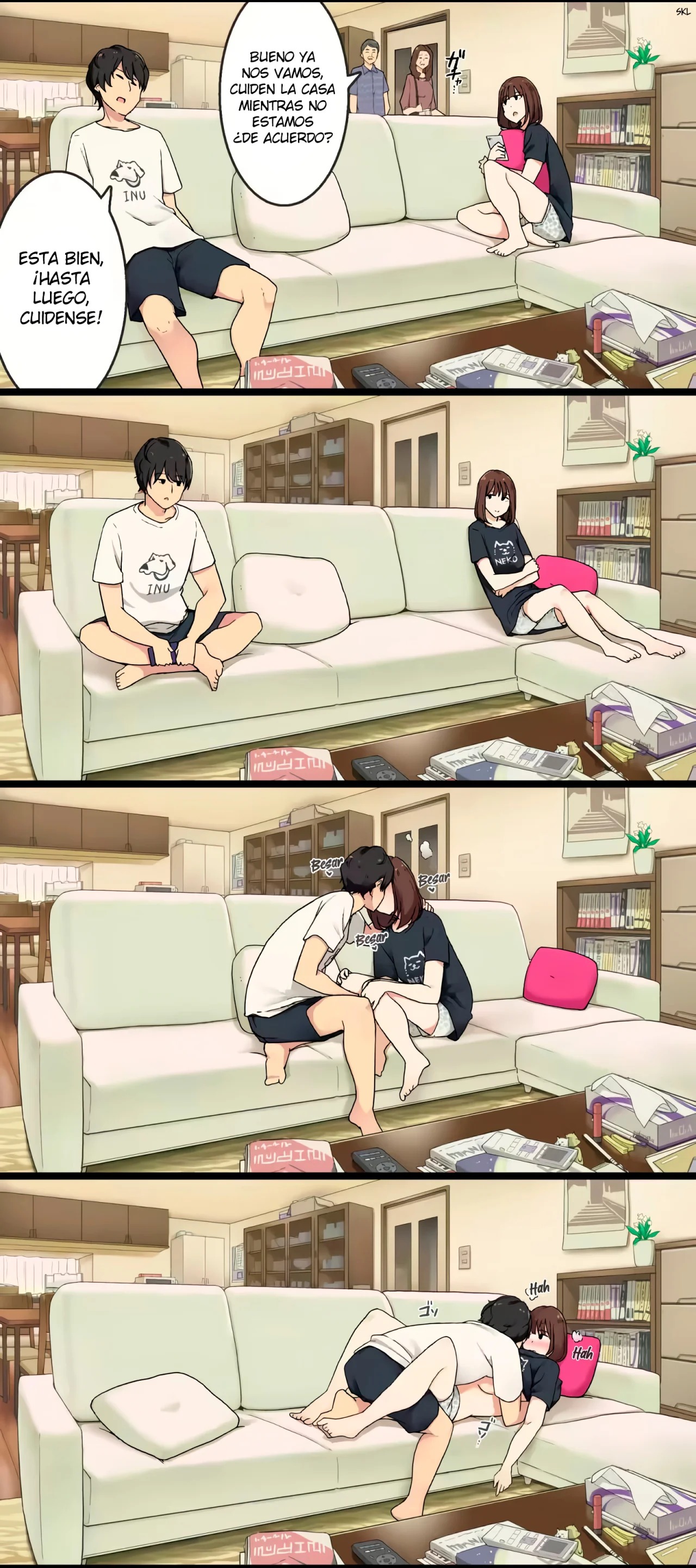 [Wakamatsu] Osanai koro kara Jitsu no Kazoku no You ni Sugoshite kita Gishi to H suru Hanashi + Omake Kakosaku [Spanish] [Alteracionskl Scan S.A.] Bildnummer 12