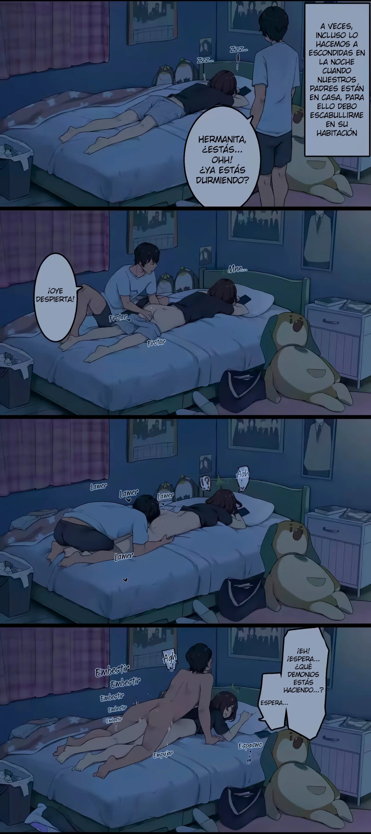 [Wakamatsu] Osanai koro kara Jitsu no Kazoku no You ni Sugoshite kita Gishi to H suru Hanashi + Omake Kakosaku [Spanish] [Alteracionskl Scan S.A.] Bildnummer 19