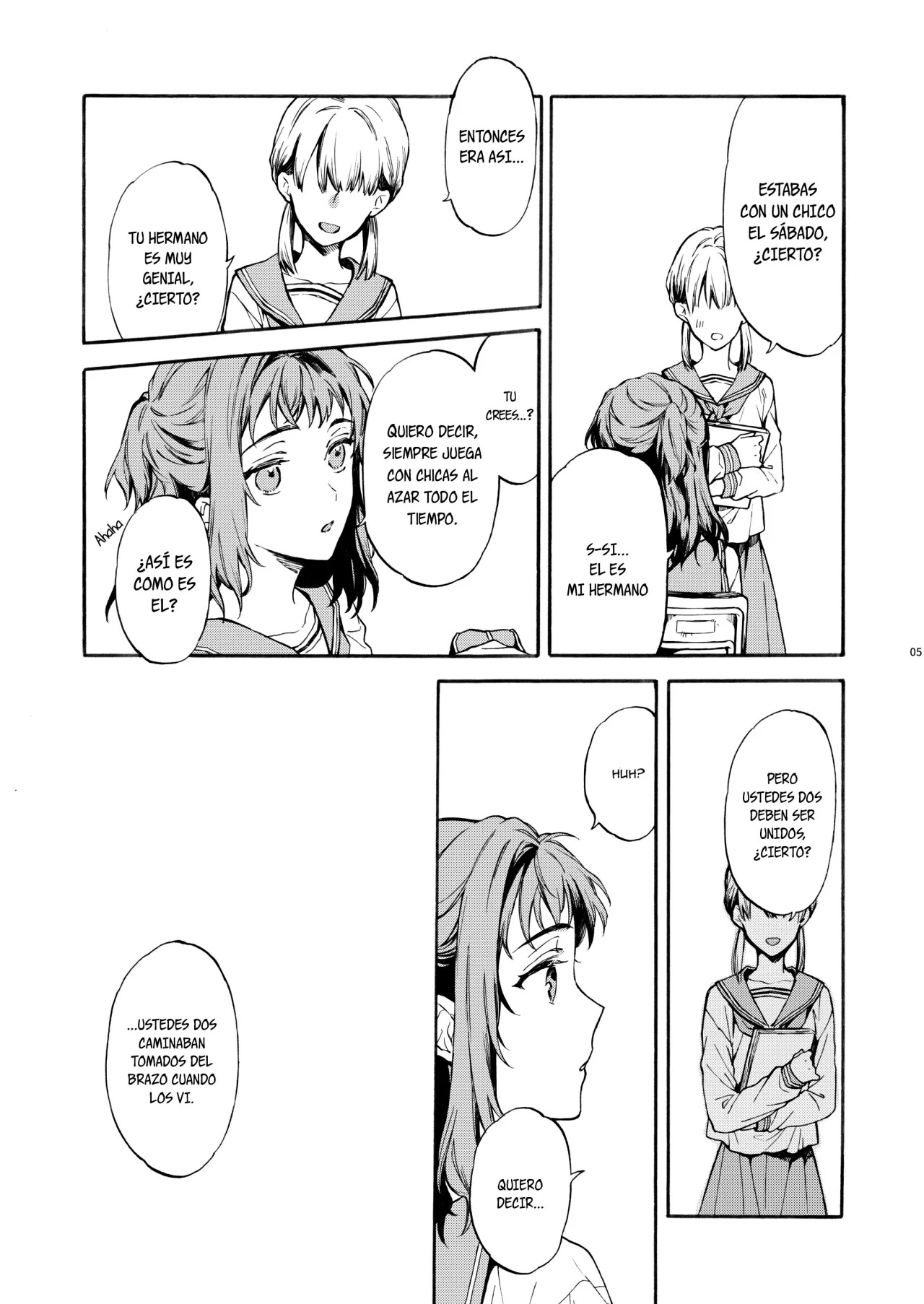 [ClockLord (Suzushiro Nerita)] Kono Hito Kareshi ja Arimasen!! (1) ~Shinomura Kyoudai no Jijou~ | Este chico no es my novio!! ~La situacion de los hermanos~ Shinomura  [Spanish] [Alteracionskl Scan S.A.] numero di immagine  4