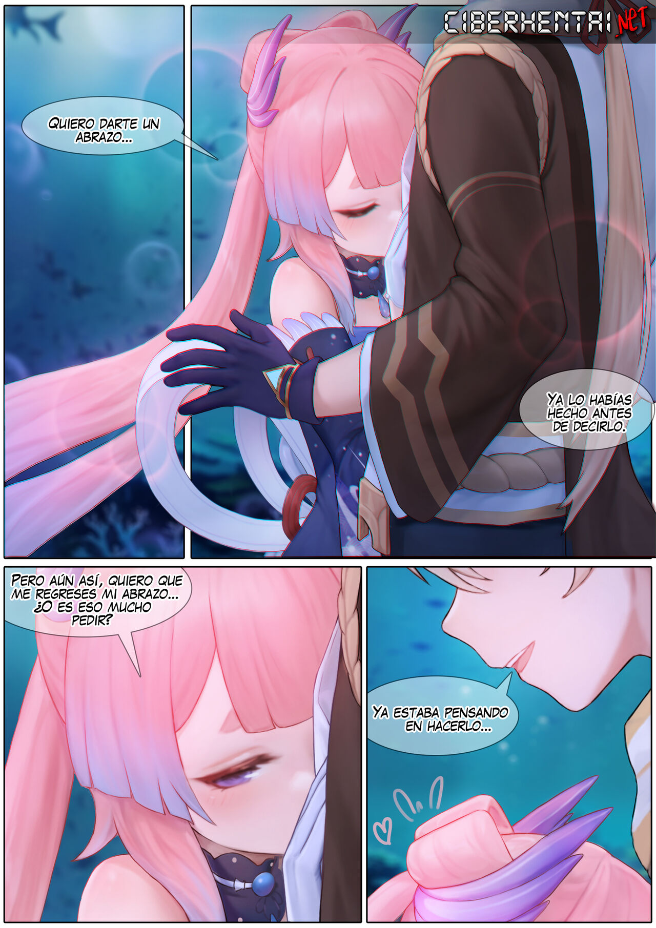 [Reikoku na Haizara] Flustered Kokomi (Genshin Impact) [Spanish] 图片编号 10