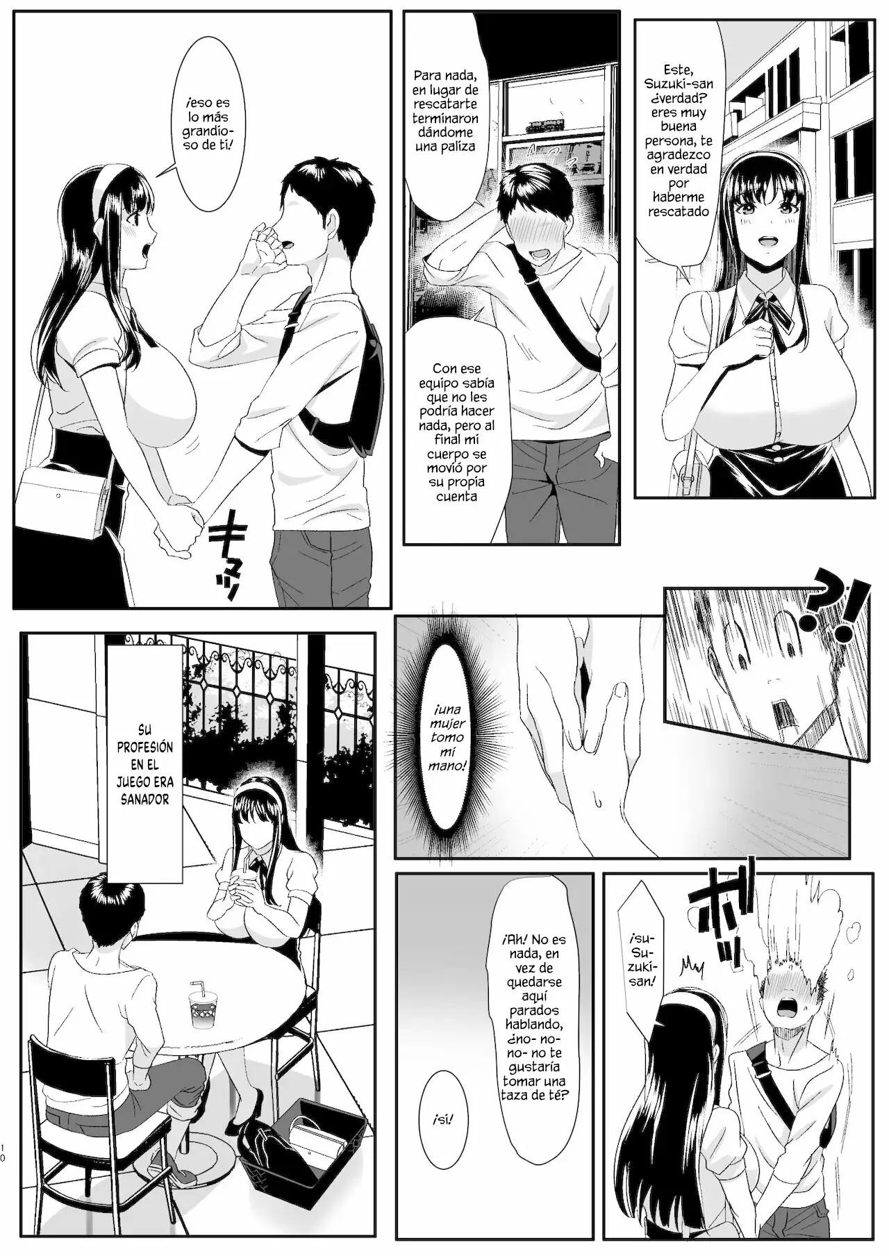 [HOT CALPIS] Online Game de Deatta Kanojo ga Tsuyo Player ni Netorareru Hanashi | La historia de mi novia que conoci en un juego en linea me engaño con un poderoso jugador [Spanish] [Kobeni Enjoyer + Leisure] 10eme image