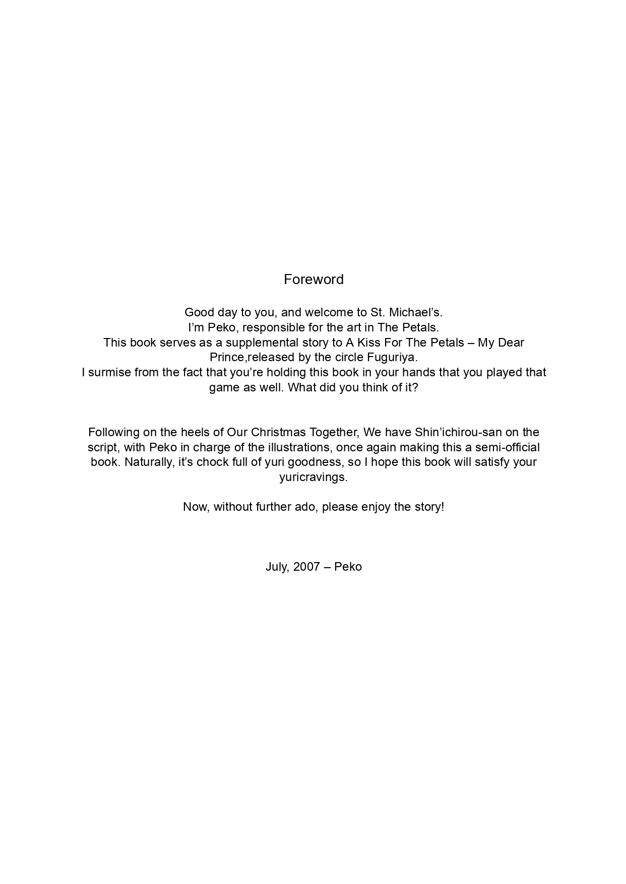 [Luminocity, Fuguriya (Peko, Sano Shinichirou)] Sono Hanabira ni Kuchizuke o - Futari no Vacances | A Kiss For The Petals - Our Vacation Together [English] [Ralen] 图片编号 3