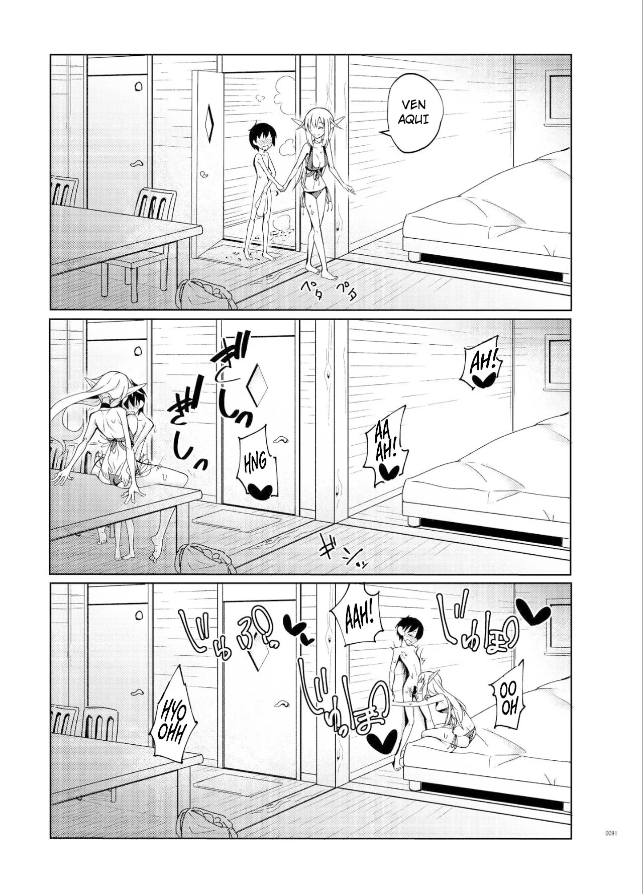 [SlapStickStrike (Stealth Changing Line)] Toaru Elf o Hikitorimashite Soushuuhen | Taking Care of a Certain Elf Compilation [Spanish] [Alejo traducciones] [Incomplete] numero di immagine  16