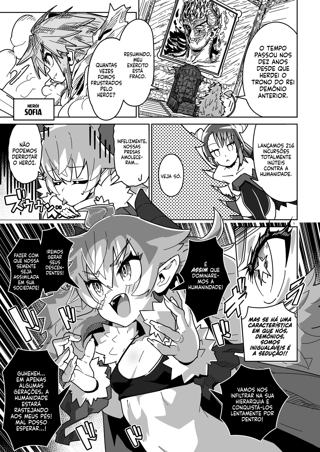 [Mannen Dokodoko Dondodoko (Tottotonero Tarou.)] Ningendomo Wa Tenohira No Ue!! | Toda A Humanidade Está Ao Nosso Alcance!! [Portuguese-BR] [Matsugama] numero di immagine  4