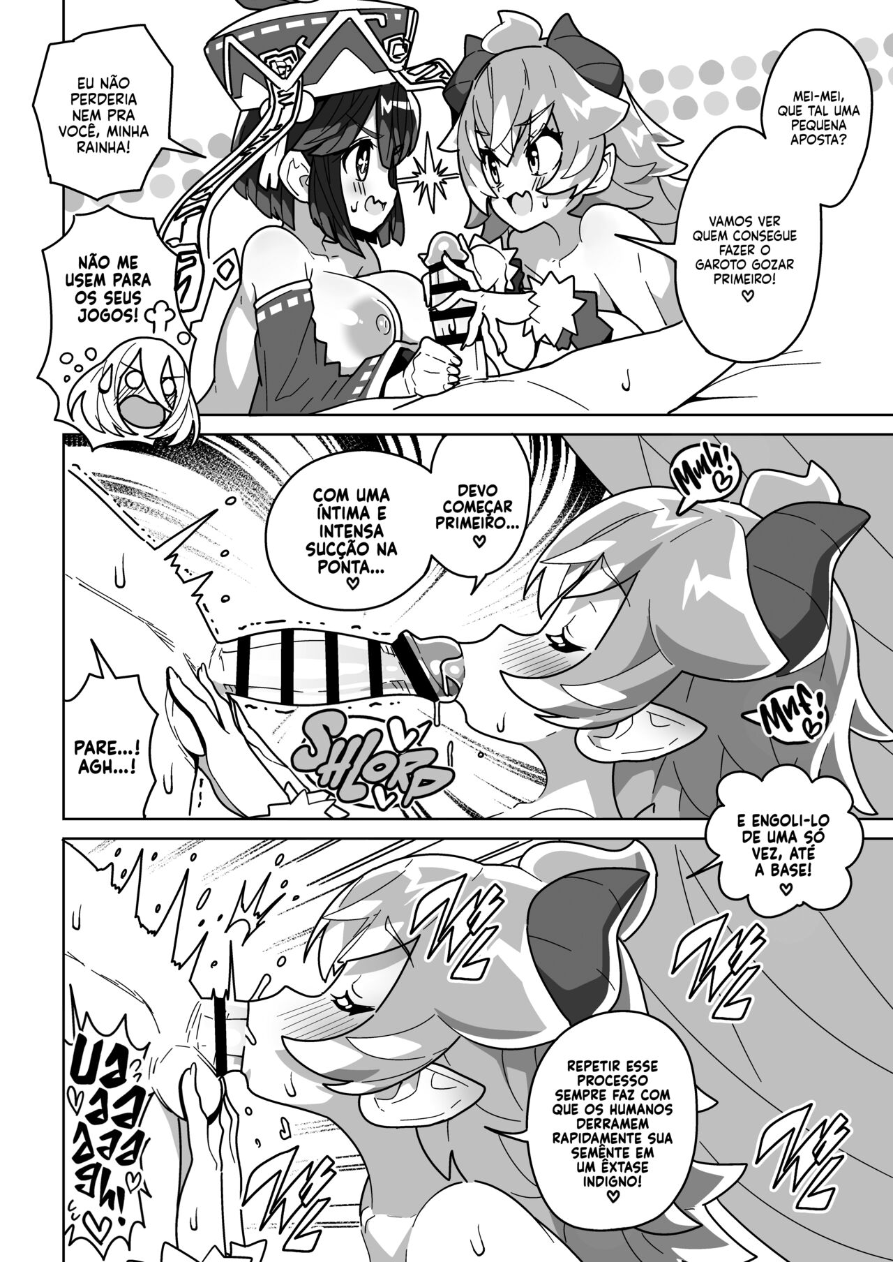 [Mannen Dokodoko Dondodoko (Tottotonero Tarou.)] Ningendomo Wa Tenohira No Ue!! | Toda A Humanidade Está Ao Nosso Alcance!! [Portuguese-BR] [Matsugama] numero di immagine  33