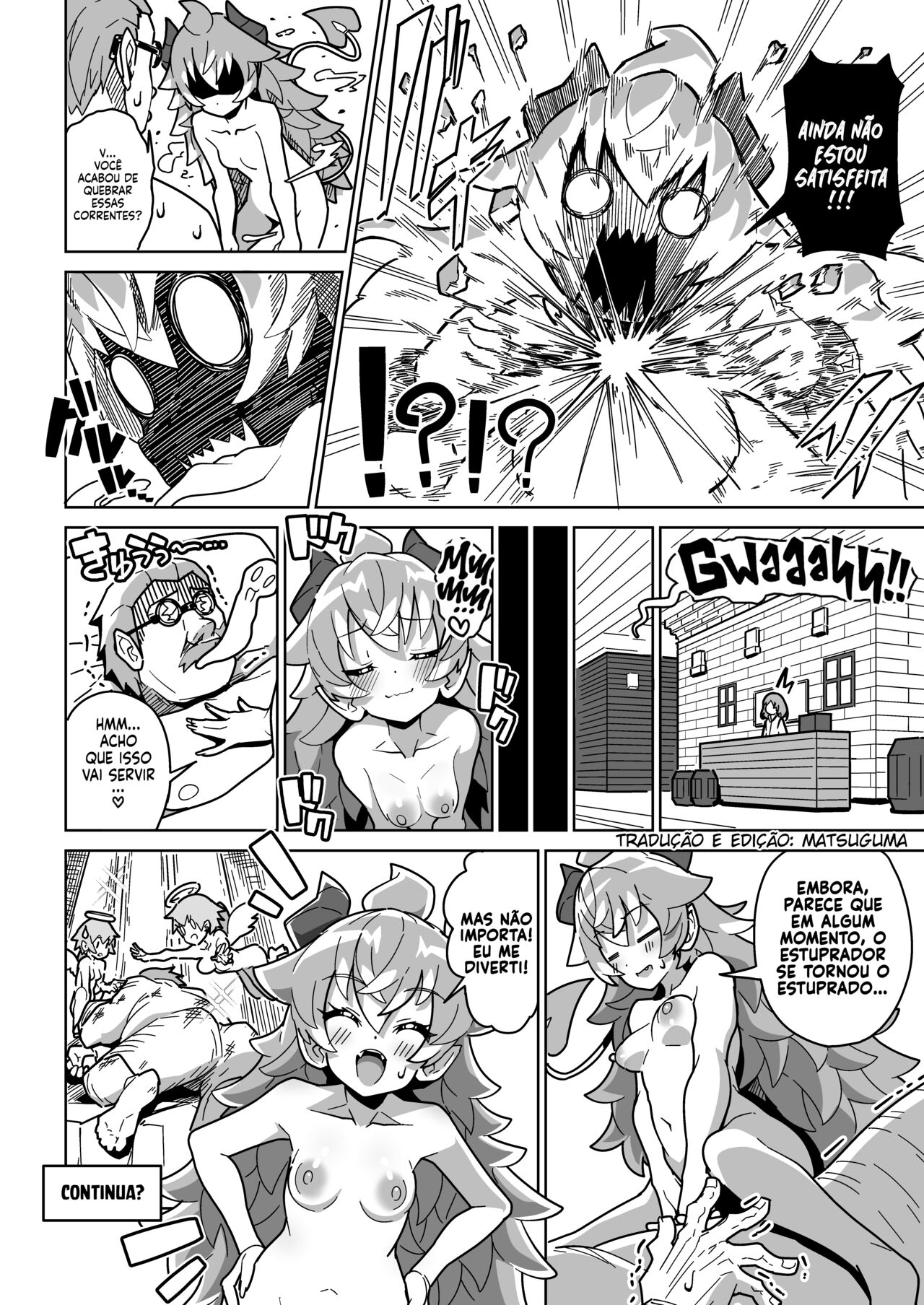 [Mannen Dokodoko Dondodoko (Tottotonero Tarou.)] Ningendomo Wa Tenohira No Ue!! | Toda A Humanidade Está Ao Nosso Alcance!! [Portuguese-BR] [Matsugama] numero di immagine  57