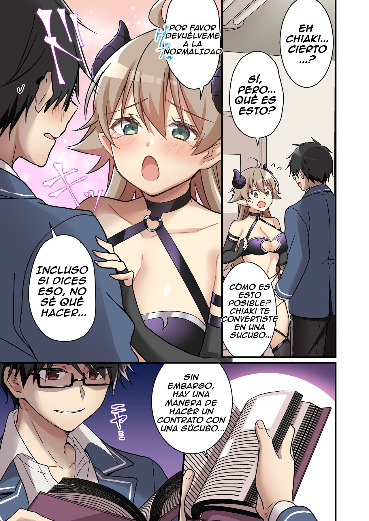 [TSF no F (NOMU)] Shoukan Sareta Succubus ga Boku da Nante Kiitenain desu kedo (Naki) [Spanish] [TFScansEsp] numero di immagine  6