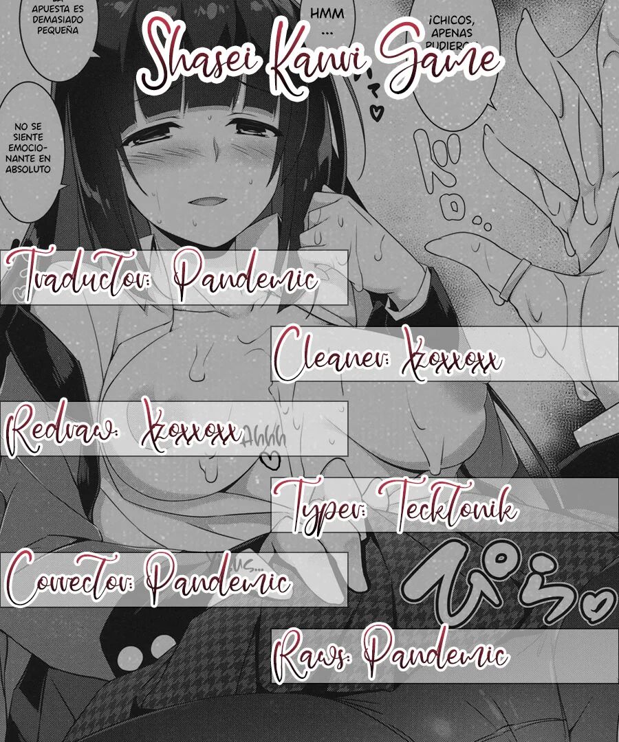 [Akizora Momidi] Shasei Kanri Game (Kakegurui) [Spanish] numero di immagine  15