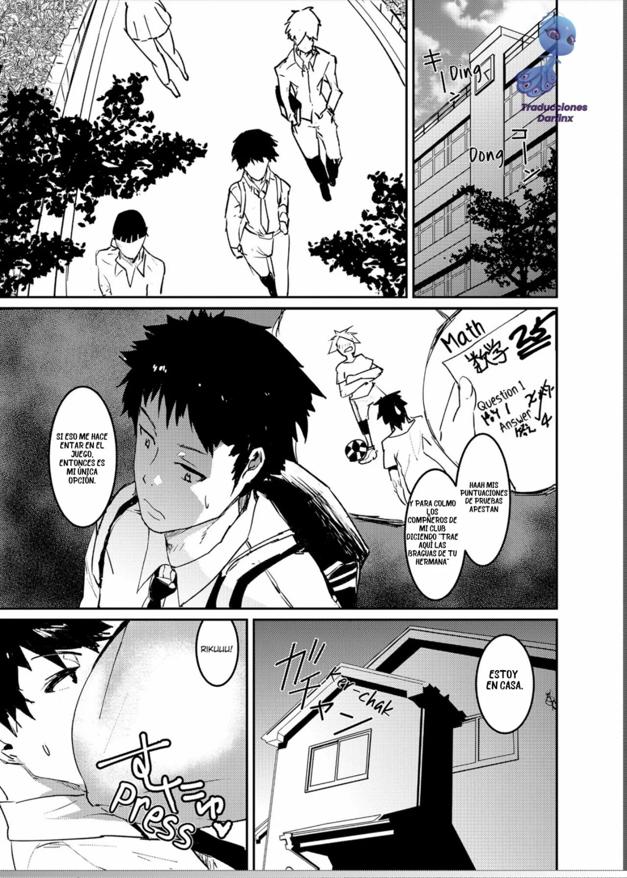 [Asahiruyou] "Katte ni Ittara Oshioki yo..." Onee-chan to Ecchi na Benkyoukai | "El Castigo que te Espera si te Corres sin Mí, Darling..." Sessión Laciva de Estudio de Onee-chan [Spanish] [Darfinxadan14] [Decensored] image number 3