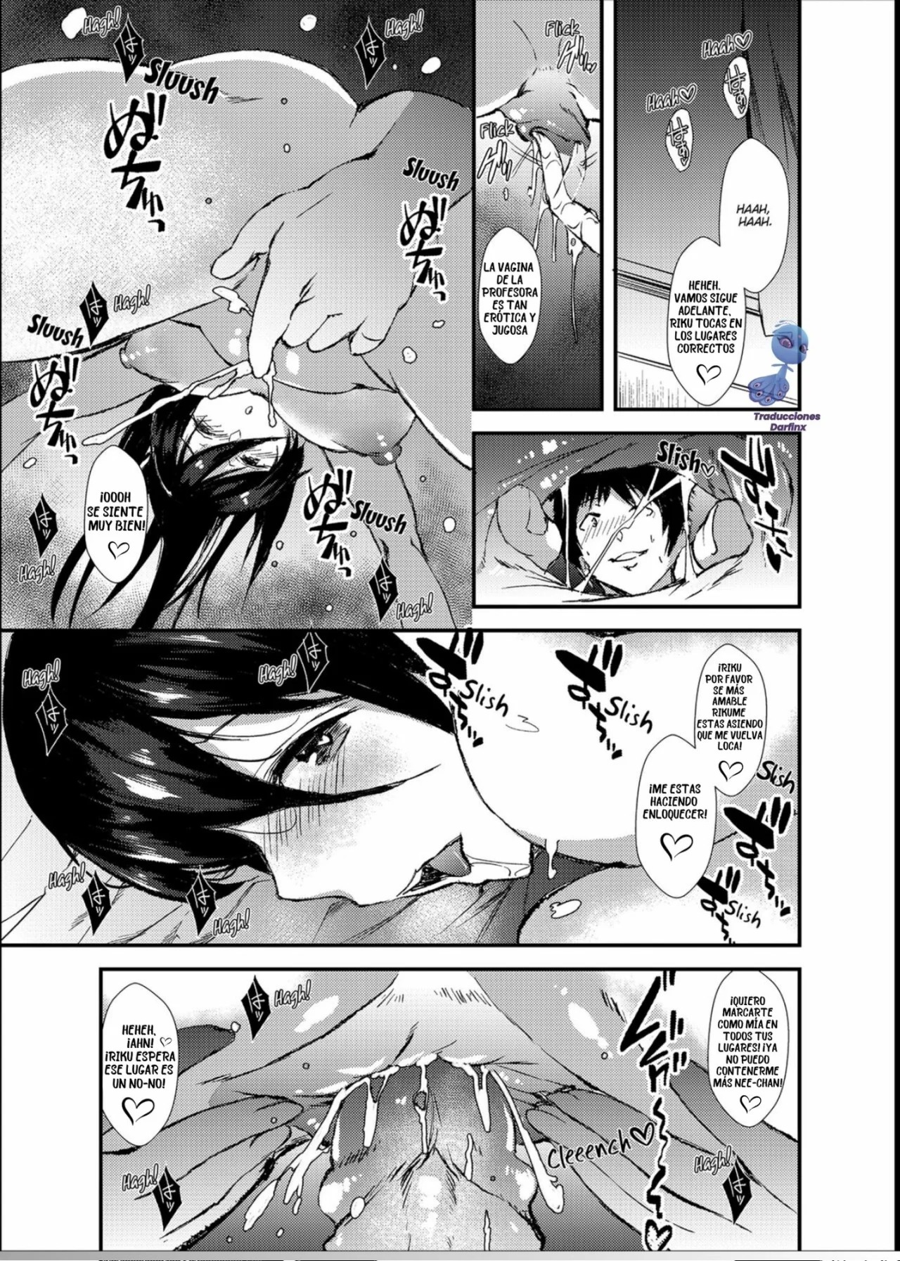 [Asahiruyou] "Katte ni Ittara Oshioki yo..." Onee-chan to Ecchi na Benkyoukai | "El Castigo que te Espera si te Corres sin Mí, Darling..." Sessión Laciva de Estudio de Onee-chan [Spanish] [Darfinxadan14] [Decensored] image number 37