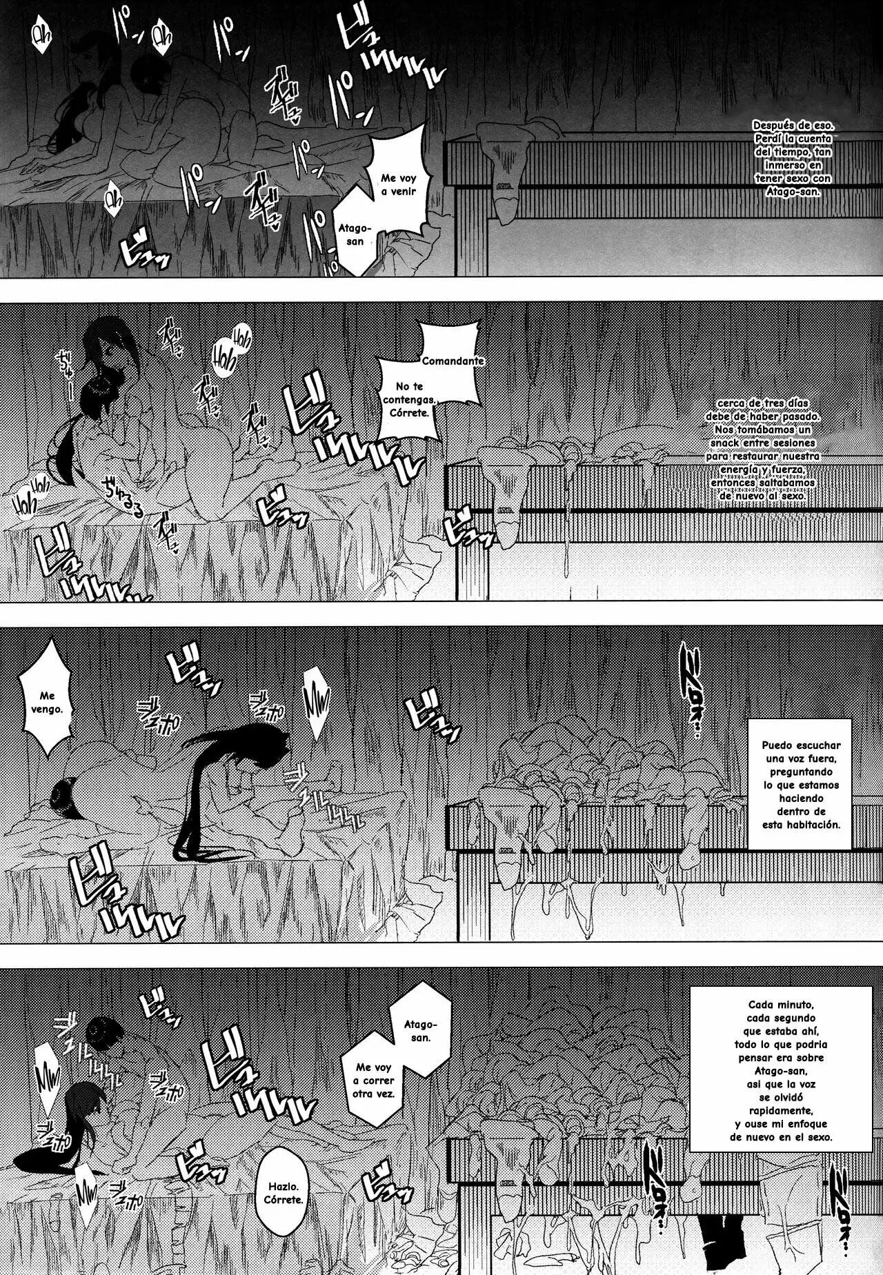 (COMIC1☆13) [sand (Yuu)] Azur Lane Atago no H na Hon (Azur Lane) [Spanish] [UNION ANIME + Neko Time] image number 22