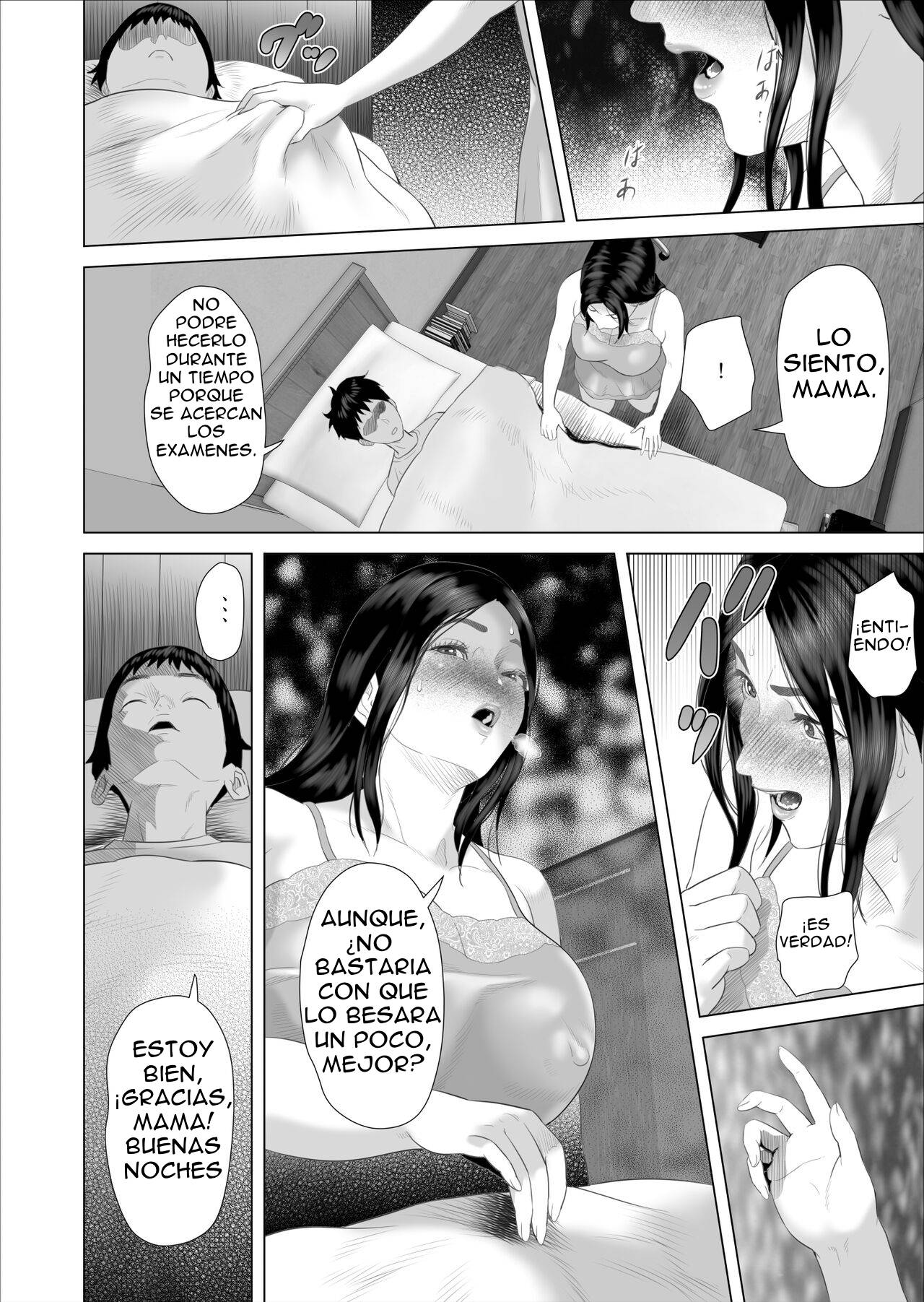 [Hyo-dou (Hyji)] Boku ga Okaa-san to Konna Koto ni Nacchau Hanashi 7 Kinyoku Hen | Seducción vecinal La historia de cómo llegué a ser así con mi madre 7 [Spanish] Bildnummer 28