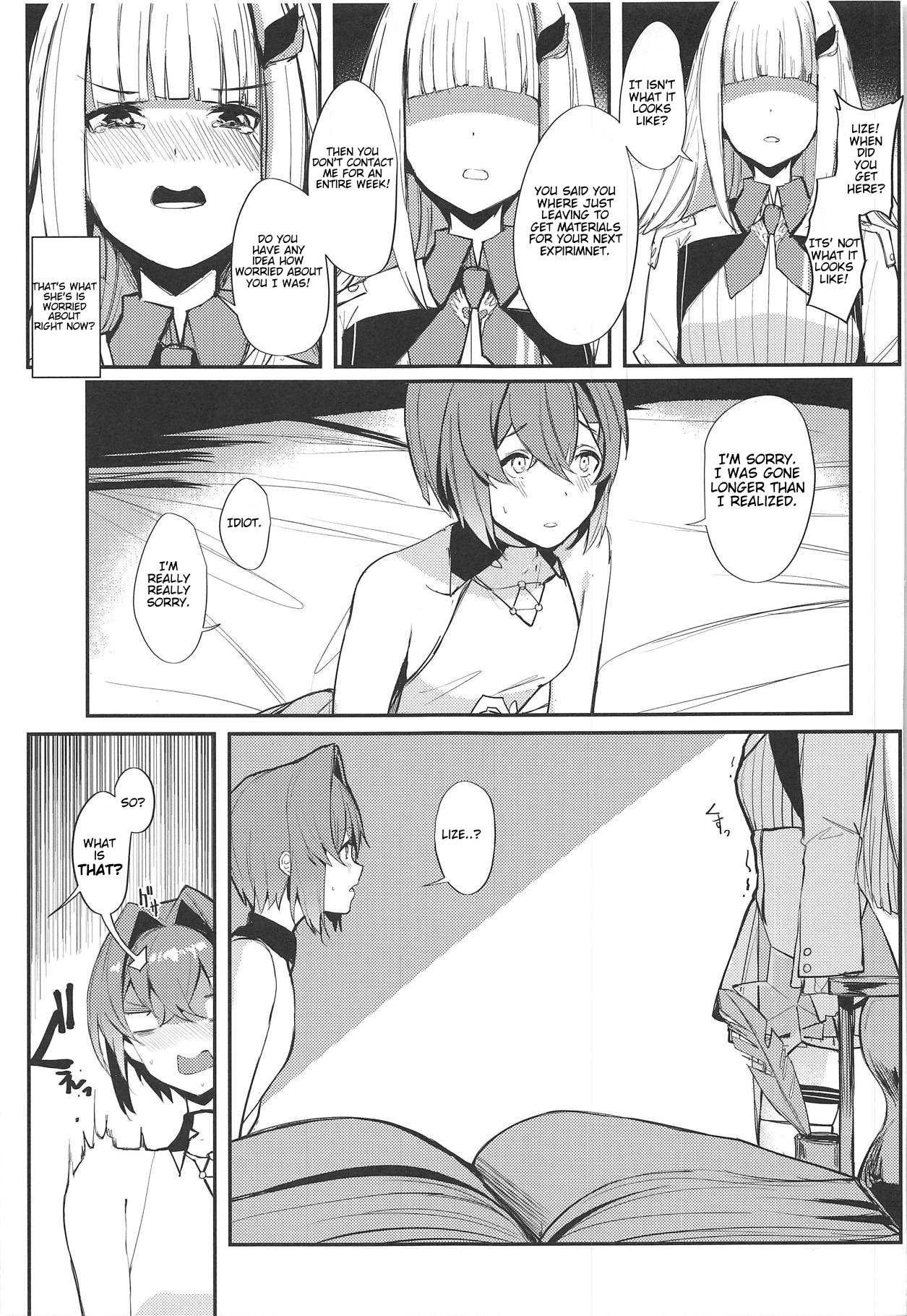 (COMIC1☆15) [virophilia (Orihi Chihiro)] Karada wa Ryousei, Kokoro wa Doutei, Aite no Oya wa Helesta Koutei (Lize Helesta, Ange Katrina) [English] 이미지 번호 7