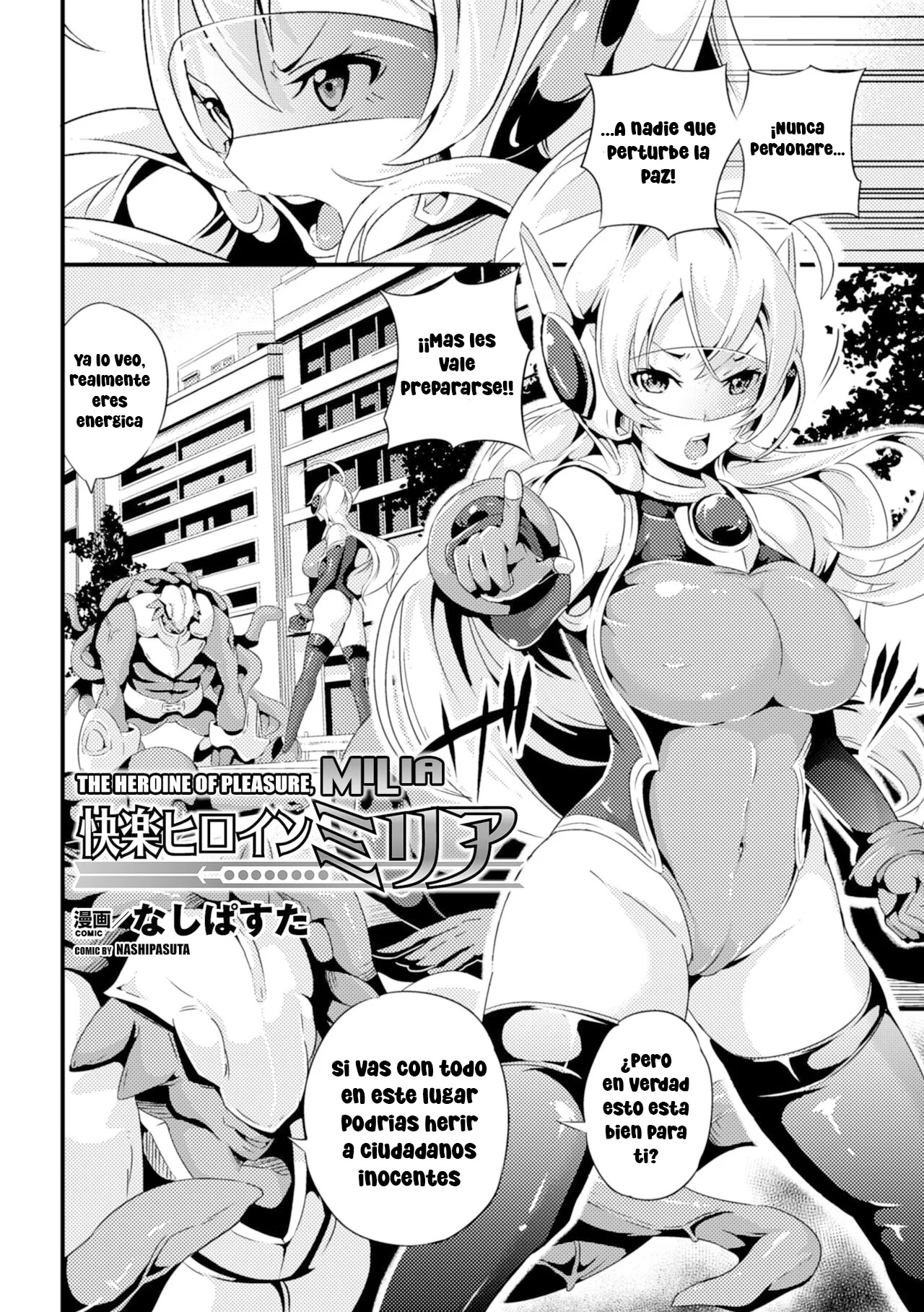 [Nashipasuta] Kairaku Hiroin Miria | Milia, La Superheroina Del Placer (2D Comic Magazine Seiki Kakuchou Kyousei Acme! Vol. 2) [Spanish] [BBBAS] [Digital] Bildnummer 2