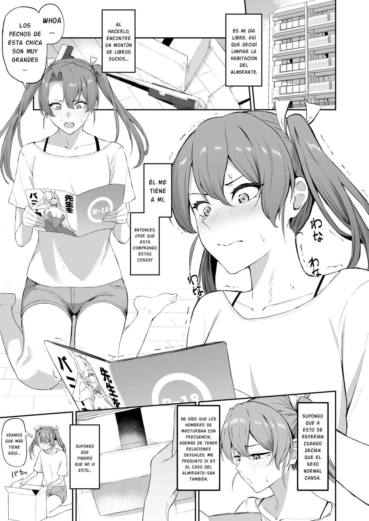 [Solo Play (Gaffe Takaman)] Kaku no Shiriana (Kantai Collection -KanColle-) [Spanish] [Ayanokoji el pelao] [Digital] 2eme image