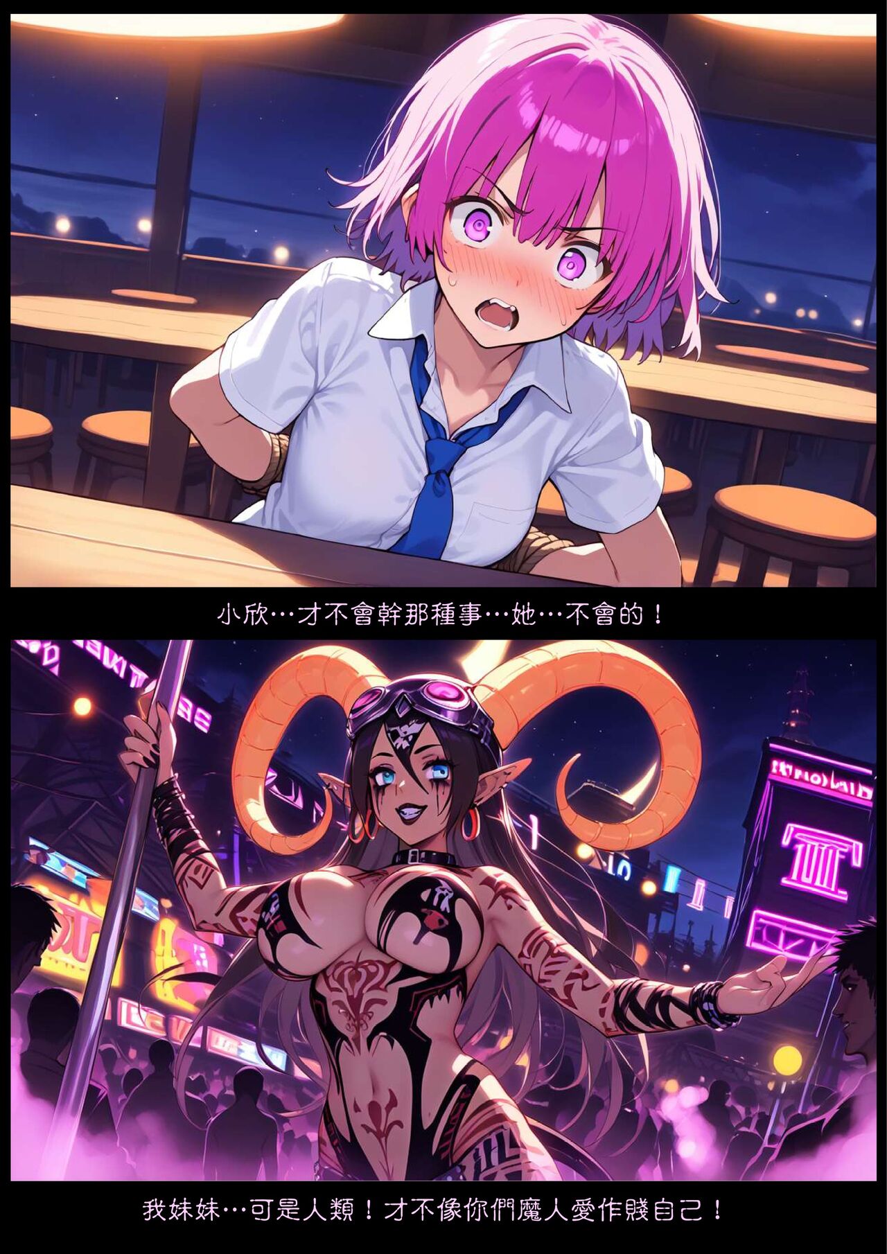 淫獸愛戰士 vol.1~2 Beast X Girls Part1 [Chinese][AI Generated] 图片编号 9