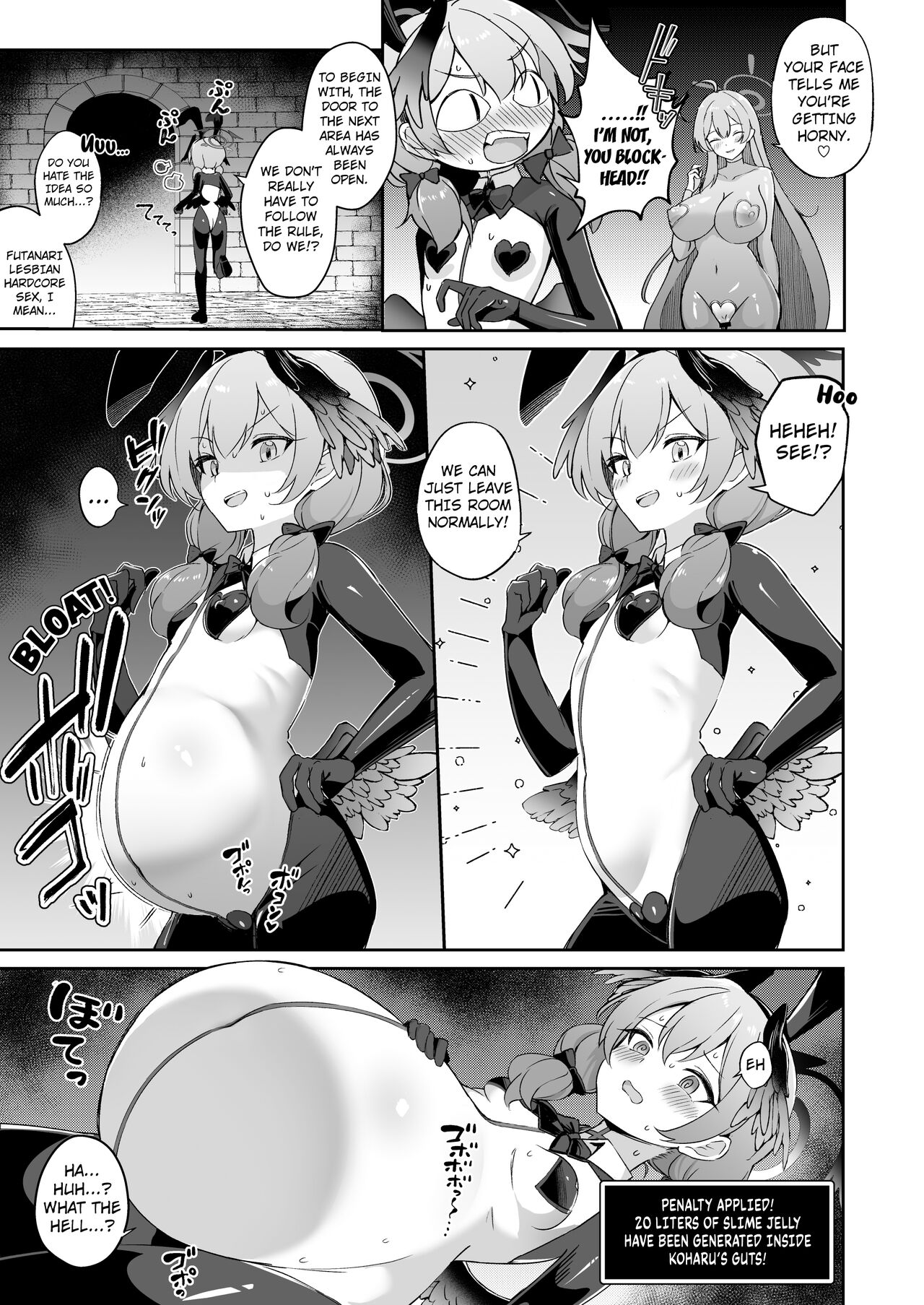 [Pantie Party Project (nanasumi)] Kakusareshi Archive o Motomete ~Trinity no Ero Trap Dungeon~ (Blue Archive) [English] [Kuraudo] [Digital] image number 10
