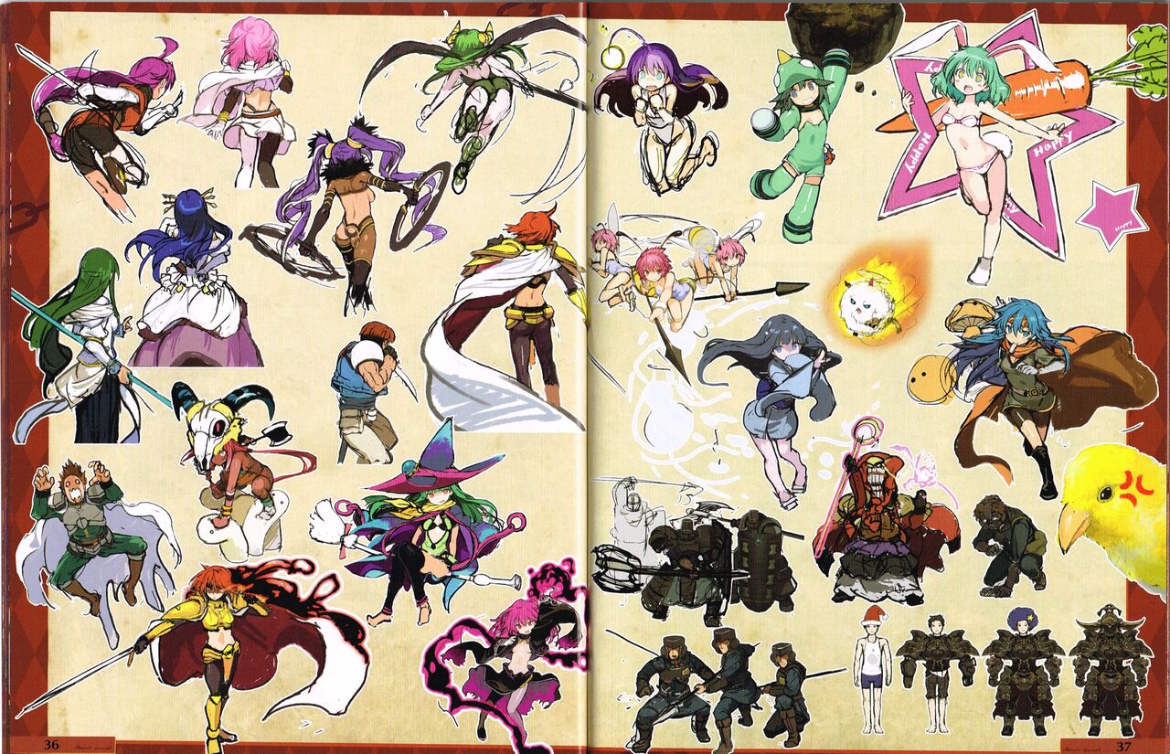 Rance 3 - Leazas Kanraku - Settei Shiryou Rough Gashuu 图片编号 19