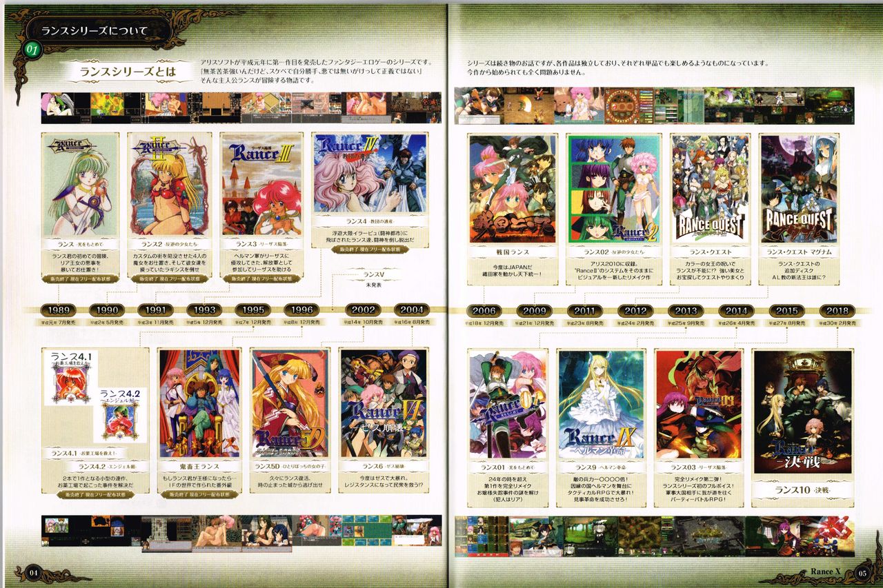 Rance X Kessen Settei Shiryou Rough Gashuu image number 3