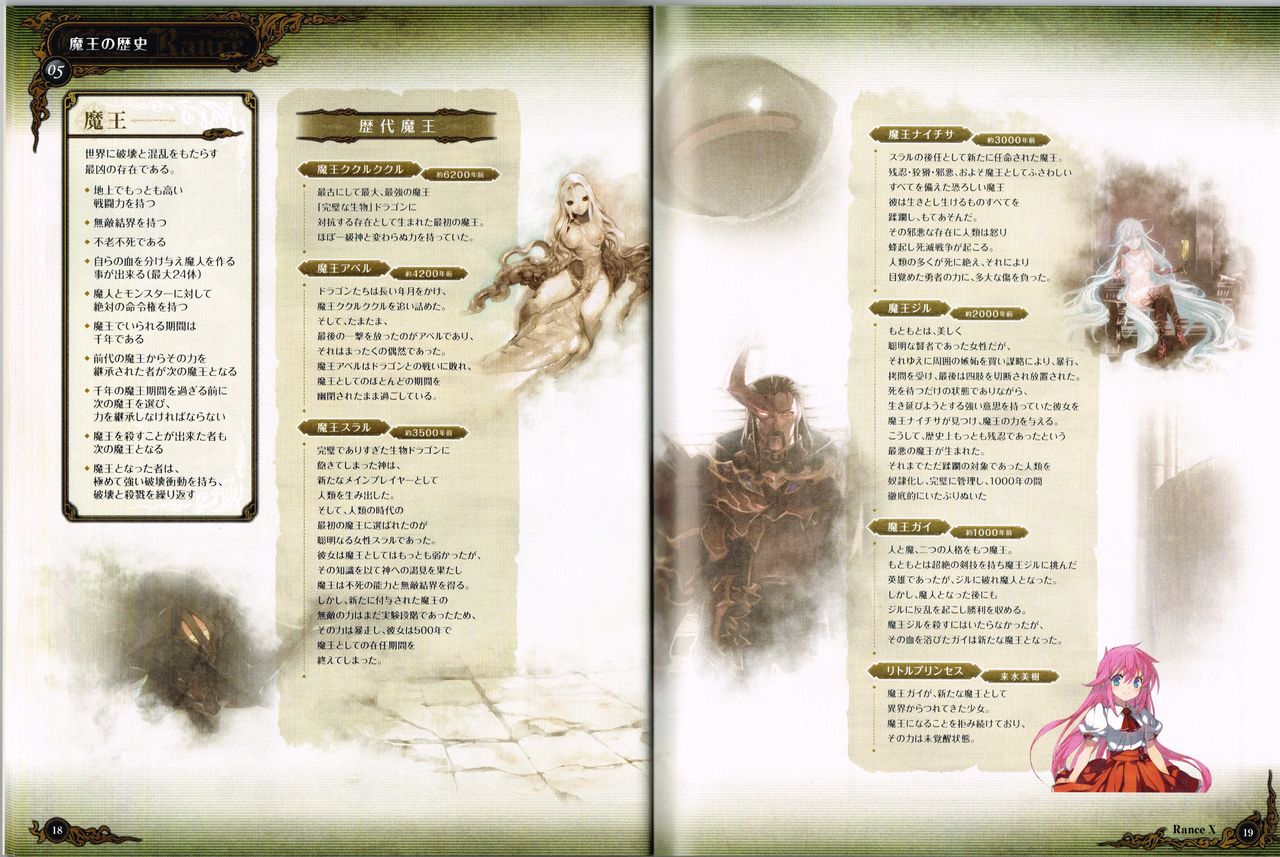 Rance X Kessen Settei Shiryou Rough Gashuu image number 10