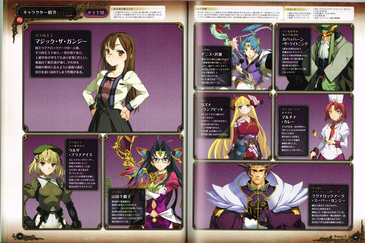 Rance X Kessen Settei Shiryou Rough Gashuu image number 20