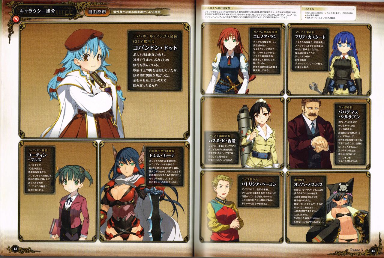 Rance X Kessen Settei Shiryou Rough Gashuu image number 22