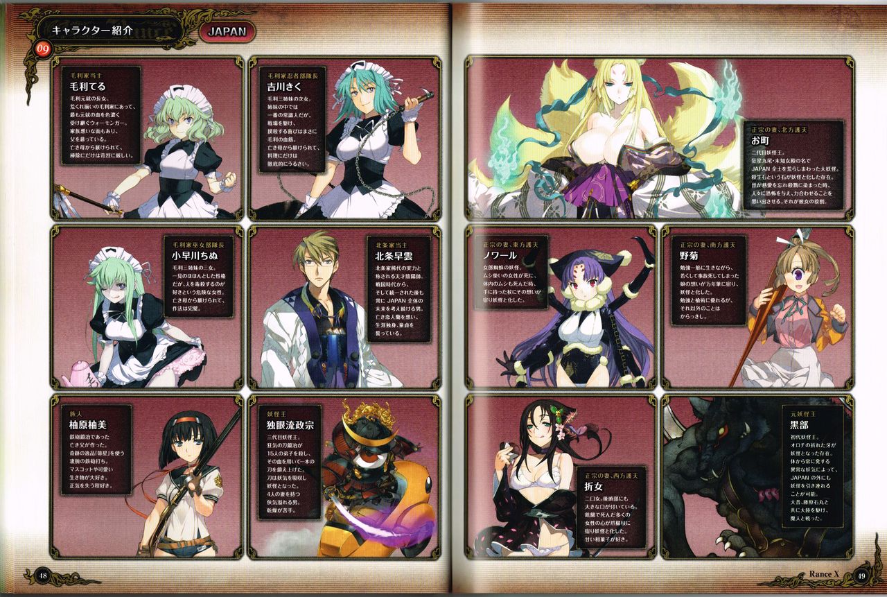 Rance X Kessen Settei Shiryou Rough Gashuu image number 25