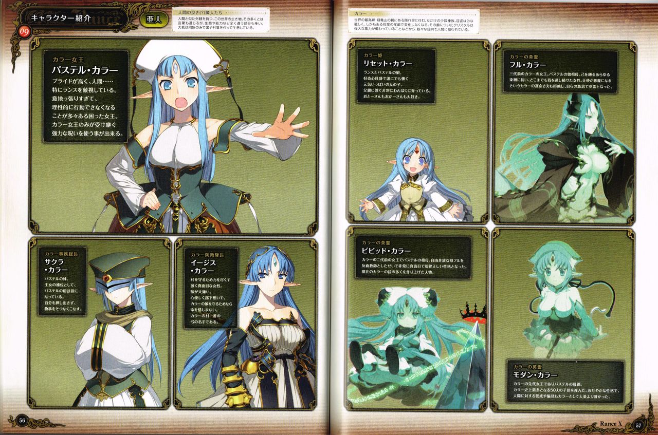 Rance X Kessen Settei Shiryou Rough Gashuu image number 29