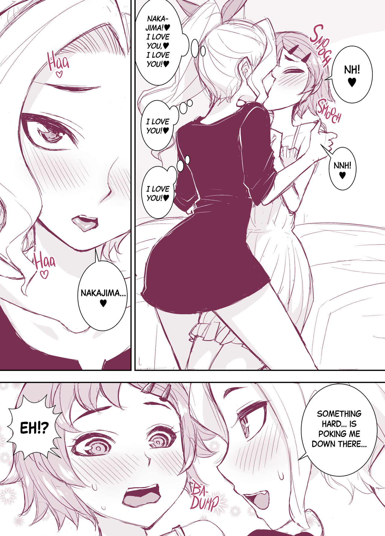 [TATSUBON] Nakajima-kun to Kenzaki-san no Sawarikko❤ | Nakajima-kun and Kenzaki-san Touching Each Other (Kawaii Hito) [English] [Black Grimoires] [Decensored] [Digital] 画像番号 1