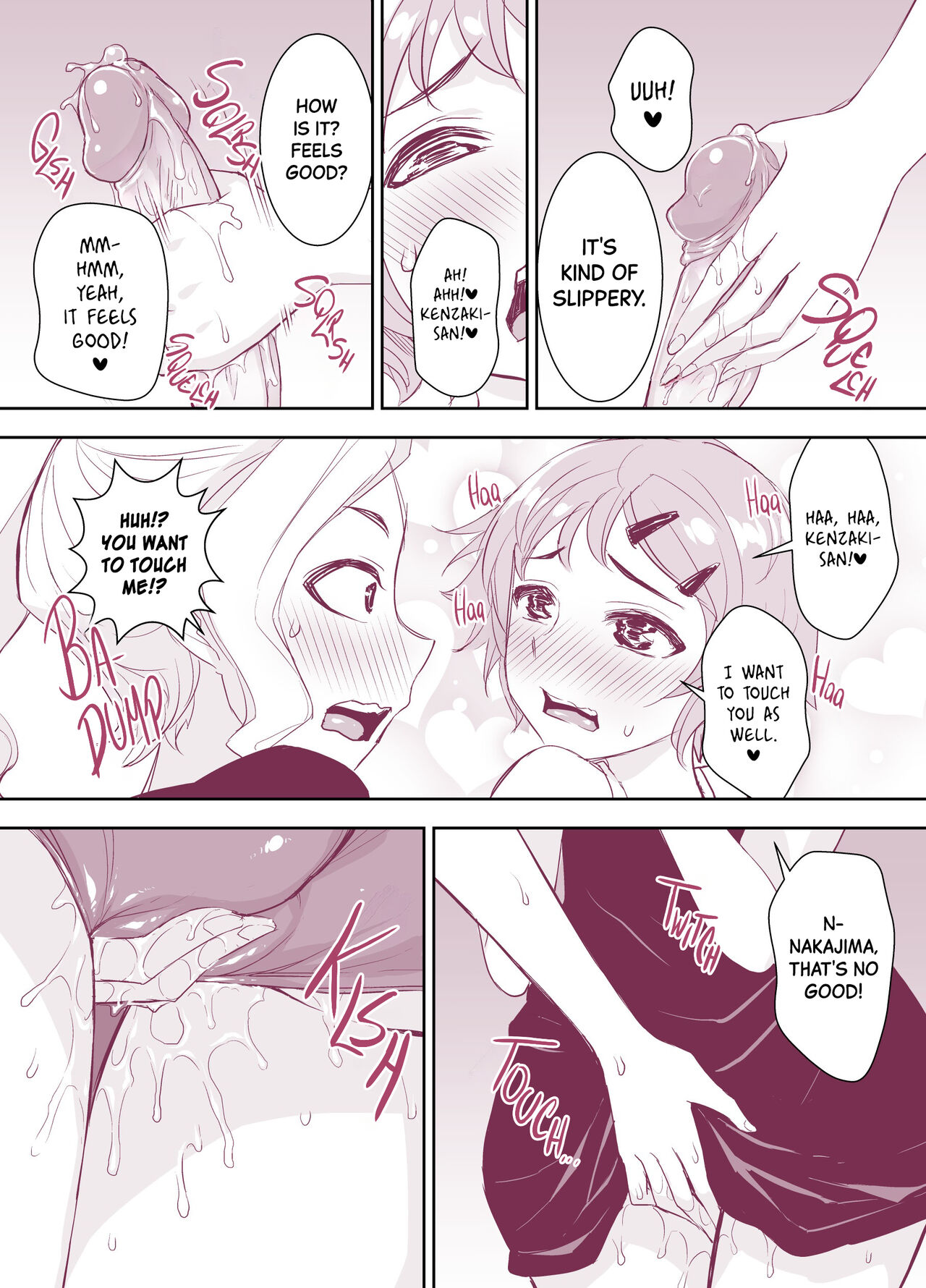 [TATSUBON] Nakajima-kun to Kenzaki-san no Sawarikko❤ | Nakajima-kun and Kenzaki-san Touching Each Other (Kawaii Hito) [English] [Black Grimoires] [Decensored] [Digital] 画像番号 5