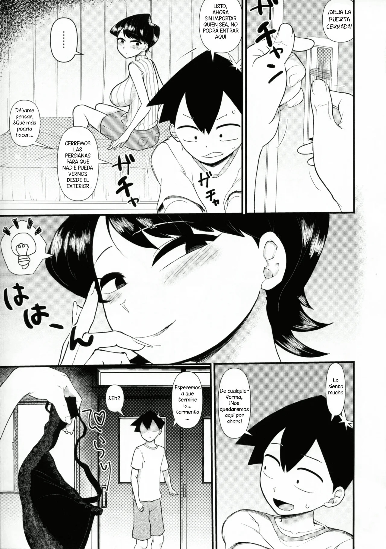 (C103) [Akatsuki Katsuie no Circle (Akatsuki Katsuie)] Komi-mama wa, Karamizake desu. (Komi-san wa, Komyushou desu.) [Spanish] [Traductor X] [Digital] numero di immagine  5