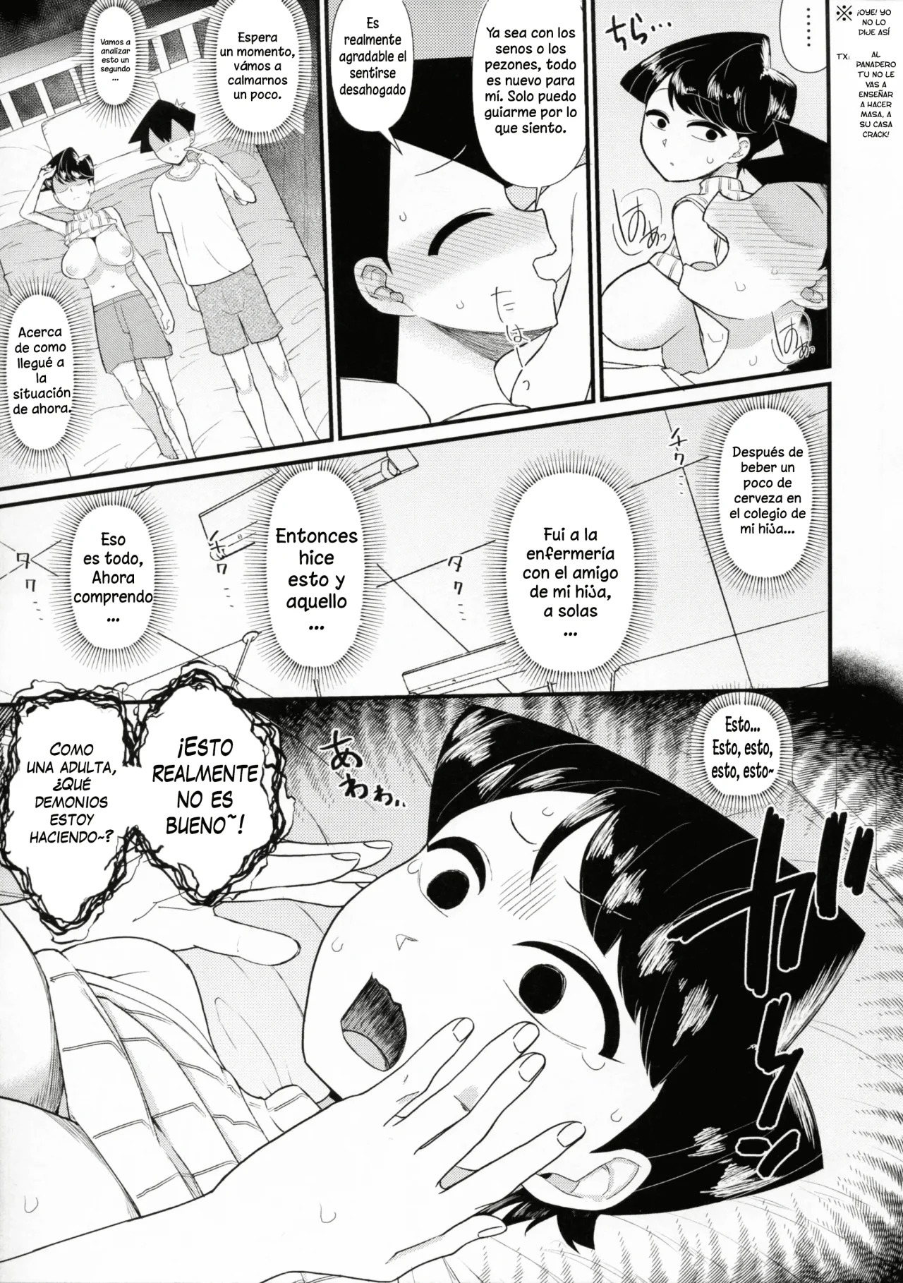 (C103) [Akatsuki Katsuie no Circle (Akatsuki Katsuie)] Komi-mama wa, Karamizake desu. (Komi-san wa, Komyushou desu.) [Spanish] [Traductor X] [Digital] numero di immagine  11
