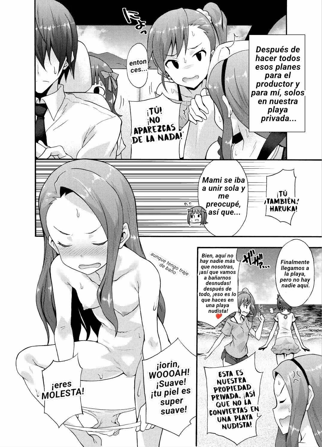 [Purple Sky (NO.Gomes)] Minase-ke no Private Beach de Nude G4U! 1 2 + DL Genteiban (THE IDOLM@STER)  [Spanish] [John] [Digital] 画像番号 4