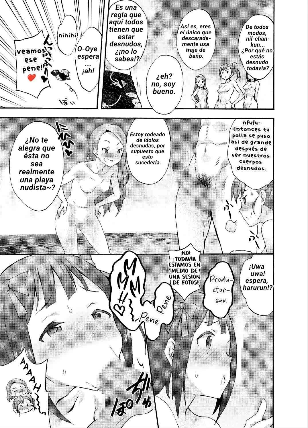 [Purple Sky (NO.Gomes)] Minase-ke no Private Beach de Nude G4U! 1 2 + DL Genteiban (THE IDOLM@STER)  [Spanish] [John] [Digital] 画像番号 19