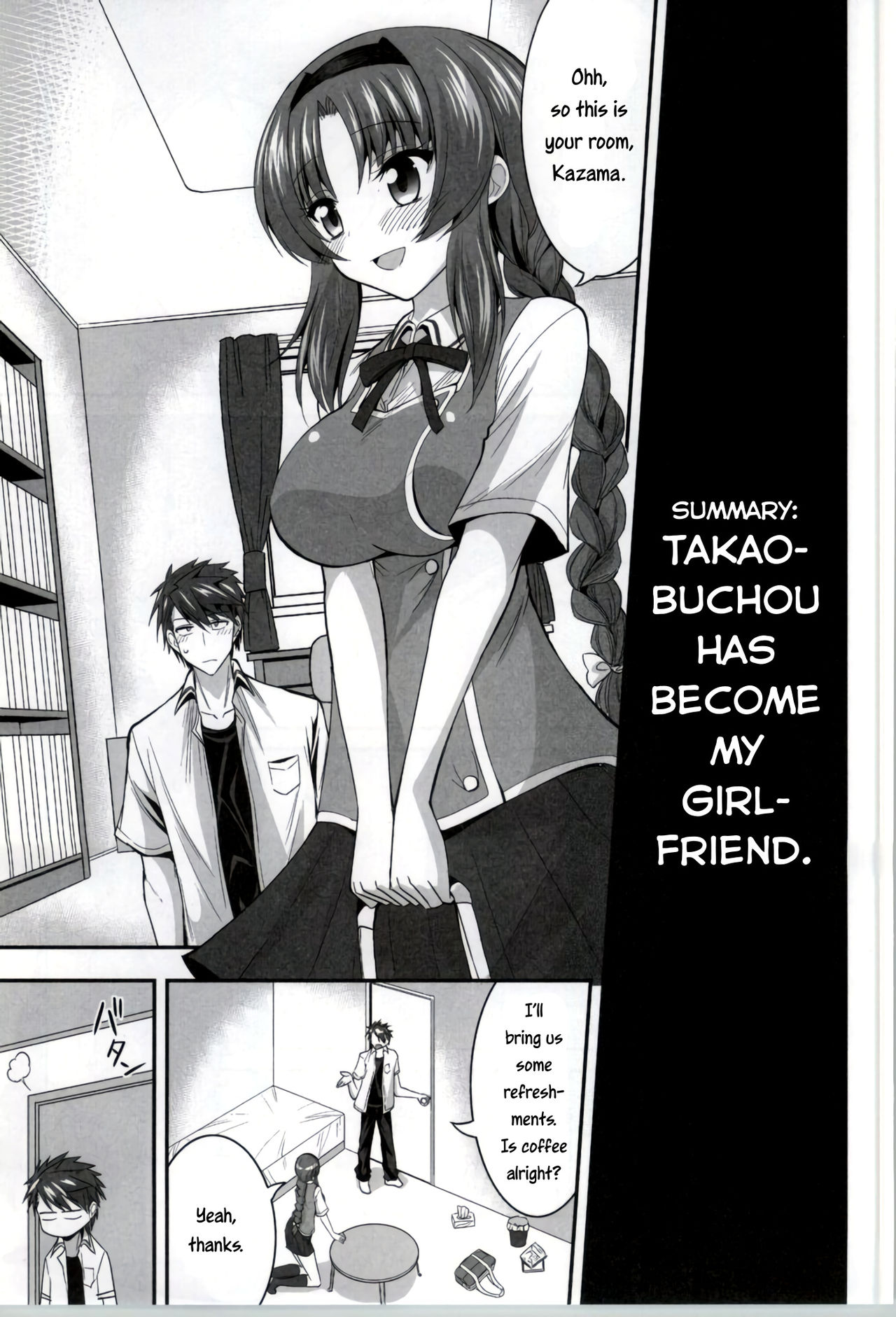 [ASIANBOY (Hasemi Ryo)] I started dating Club President Takao | Takao-buchou to Tsukiau Koto ni Narimashita (D-Frag!) [English] [EHCOVE] [Digital] image number 2