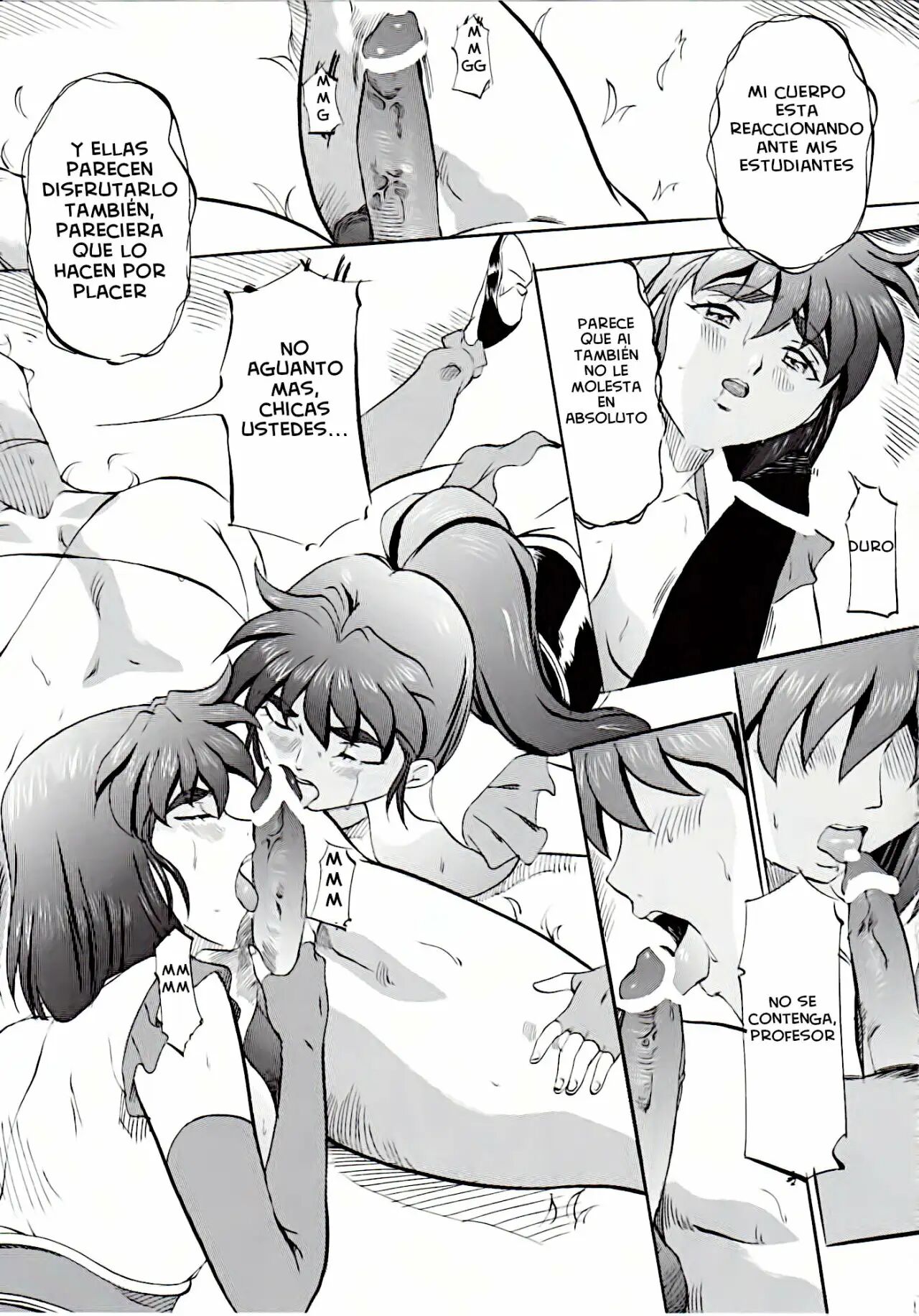 [Busou Megami (Kannaduki Kanna)] Ai&Mai - Fantasia con las hermanas Amatsu  (Injuu Seisen Twin Angels) [Spanish] [NTRForever] 12eme image