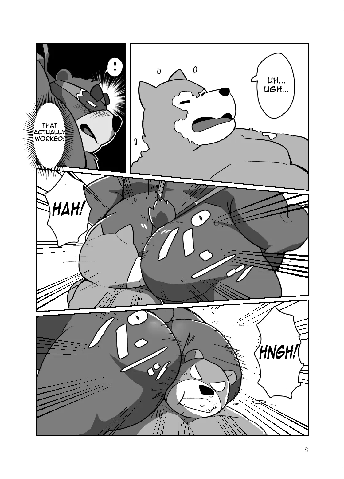 [Kyouretsu Hiyougeka (Beat-kun)] Roshutsu Hentai Dosukebear| Exhibitionist Pervert Dosukebear [English][The_Masked_Kemoner] [Digital] изображение № 17