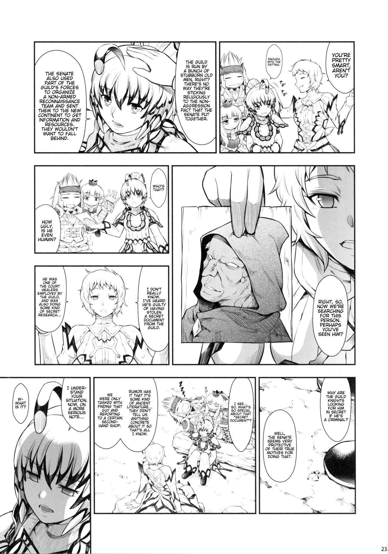 (C103) [Yokohama Junky (Makari Tohru)] Solo Hunter no Seitai WORLD 10 (Monster Hunter) [English] [Kinsei Translations] image number 22