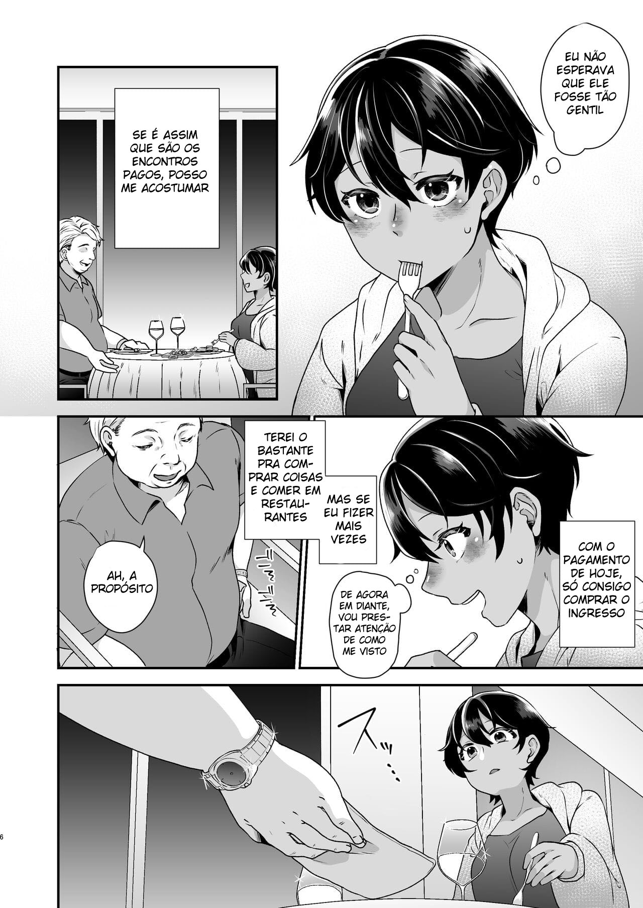 [Saketoba! (Sake-chan)] Boyish JK Papakatsu ni Ochiru | Boyish JK Corrupted By A Sugar Daddy [Portuguese-BR] 画像番号 5