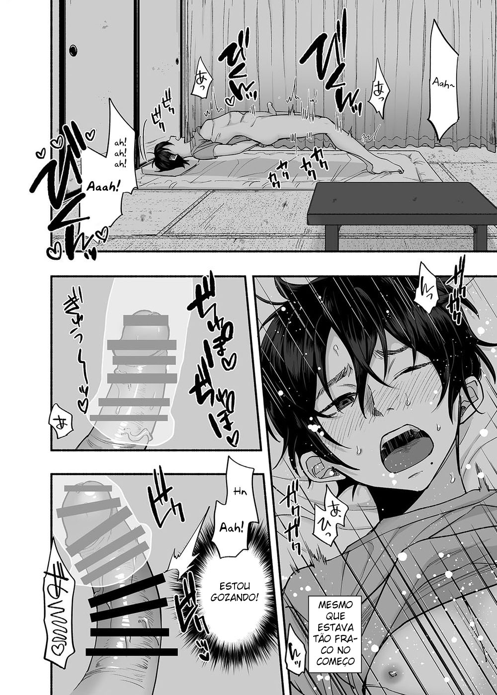 [Mugitoro Karma (Chimple Hotter)] Danshoku Rei no Sumu Apart ~Nonke no Ore ga Mienai Nanika o Hamerarete Mesuiki nanka Suru Wakenai~ | The Apartment in which the Ghost of Sodomy Lives [Portuguese-BR] numero di immagine  13
