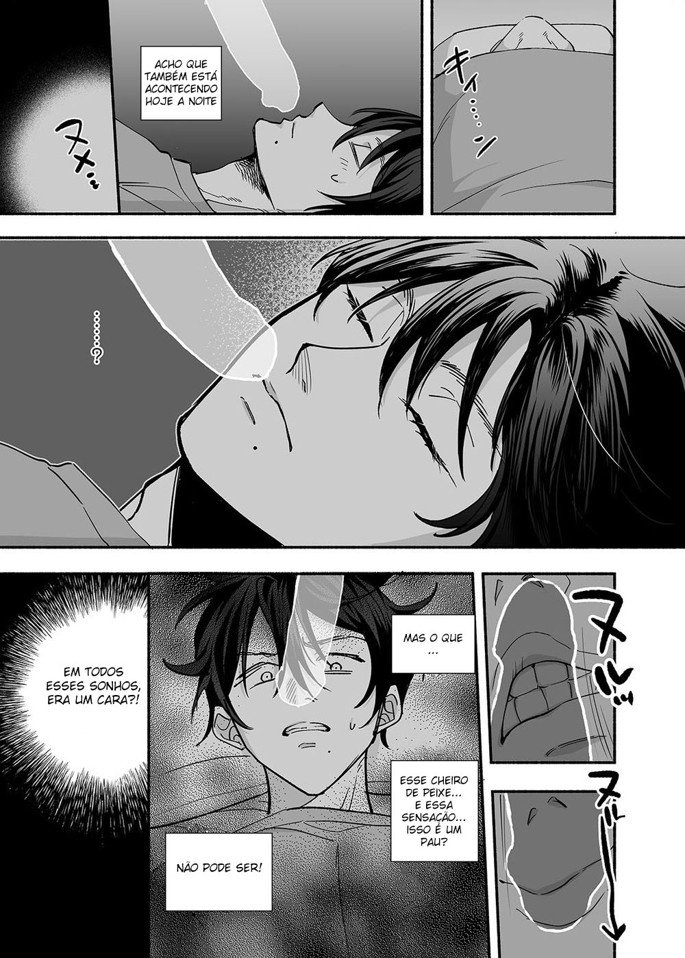 [Mugitoro Karma (Chimple Hotter)] Danshoku Rei no Sumu Apart ~Nonke no Ore ga Mienai Nanika o Hamerarete Mesuiki nanka Suru Wakenai~ | The Apartment in which the Ghost of Sodomy Lives [Portuguese-BR] numero di immagine  20