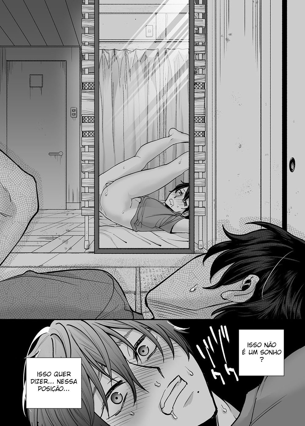 [Mugitoro Karma (Chimple Hotter)] Danshoku Rei no Sumu Apart ~Nonke no Ore ga Mienai Nanika o Hamerarete Mesuiki nanka Suru Wakenai~ | The Apartment in which the Ghost of Sodomy Lives [Portuguese-BR] numero di immagine  24