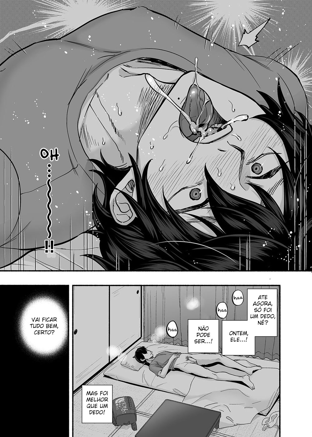 [Mugitoro Karma (Chimple Hotter)] Danshoku Rei no Sumu Apart ~Nonke no Ore ga Mienai Nanika o Hamerarete Mesuiki nanka Suru Wakenai~ | The Apartment in which the Ghost of Sodomy Lives [Portuguese-BR] numero di immagine  28
