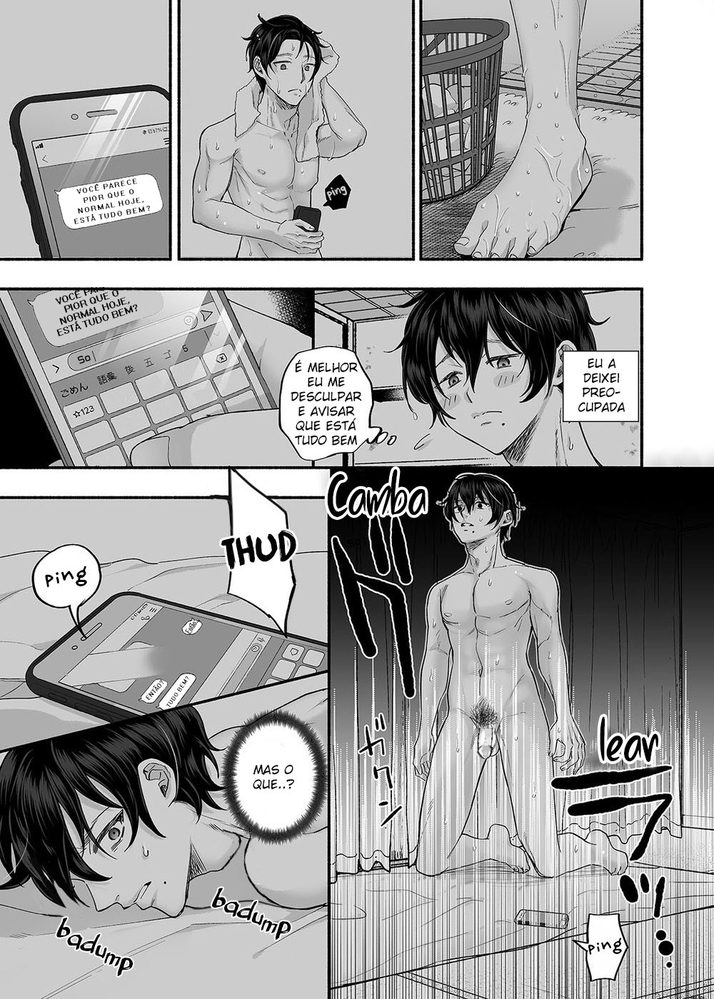 [Mugitoro Karma (Chimple Hotter)] Danshoku Rei no Sumu Apart ~Nonke no Ore ga Mienai Nanika o Hamerarete Mesuiki nanka Suru Wakenai~ | The Apartment in which the Ghost of Sodomy Lives [Portuguese-BR] numero di immagine  30