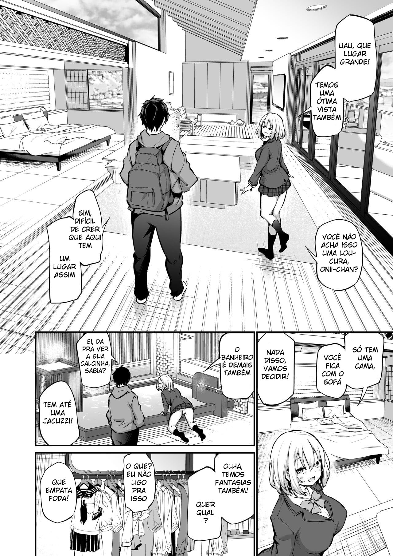 [Airandou] Imouto Haramasenai to Derarenai Shima | You Must Breed Your Sister To Leave This Island + Omake [Portuguese-BR] numero di immagine  5