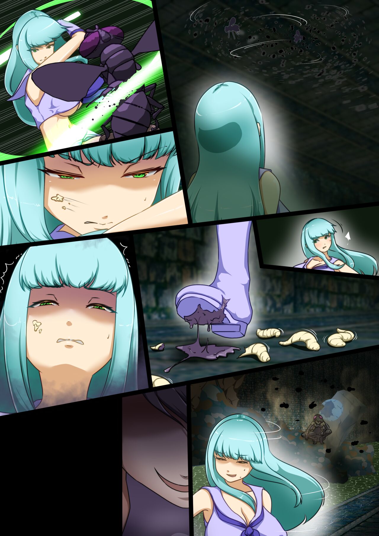 [でゅう] ウチの子がえっちな敵と戦って敗北する話 ～vsエブリン～ 画像番号 52