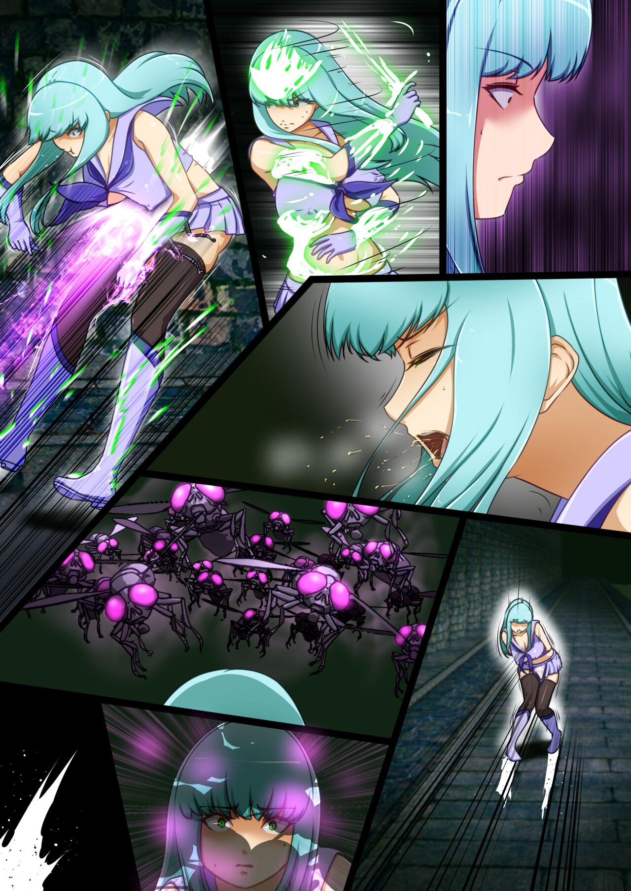 [でゅう] ウチの子がえっちな敵と戦って敗北する話 ～vsエブリン～ 画像番号 53