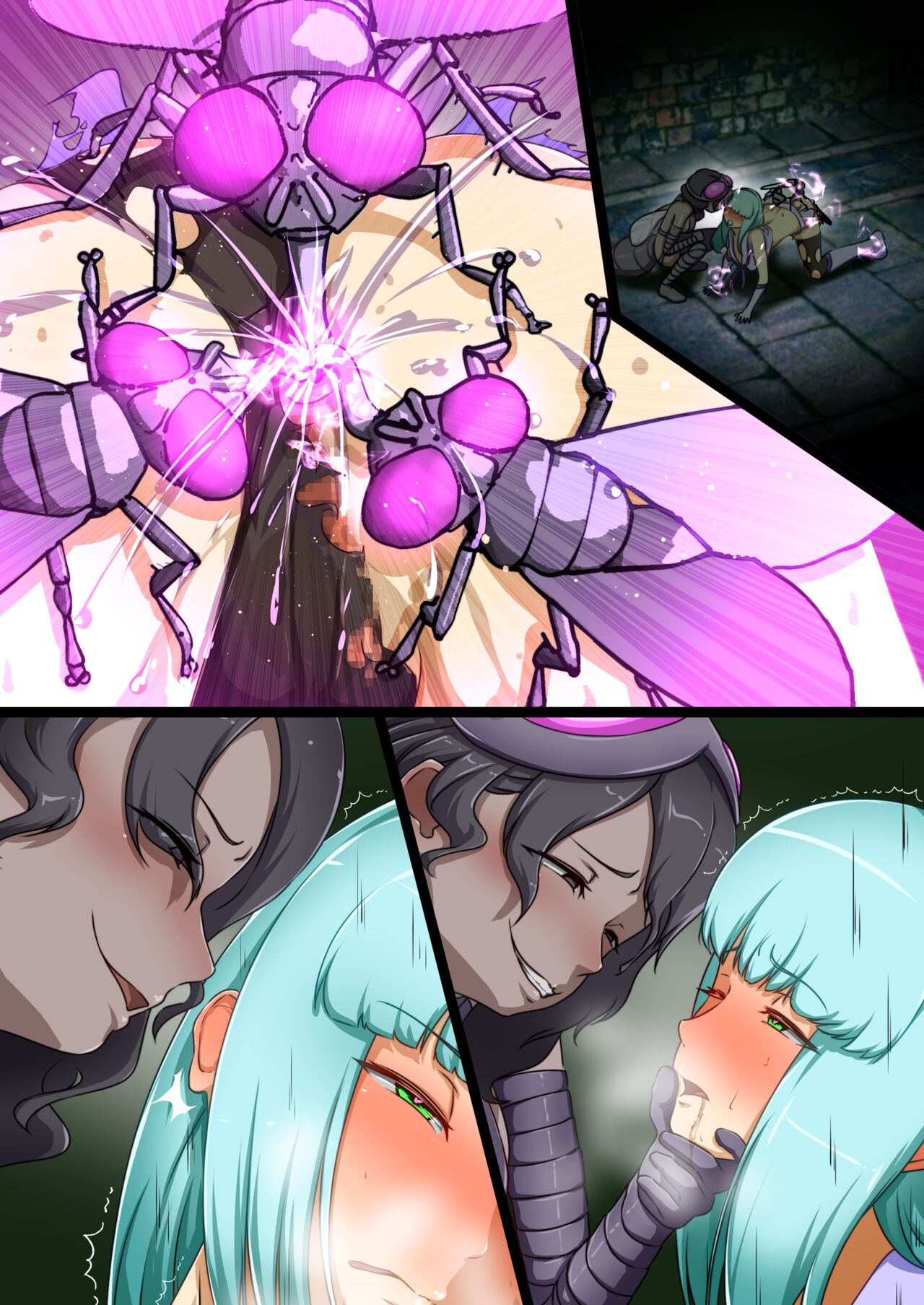 [でゅう] ウチの子がえっちな敵と戦って敗北する話 ～vsエブリン～ 画像番号 60